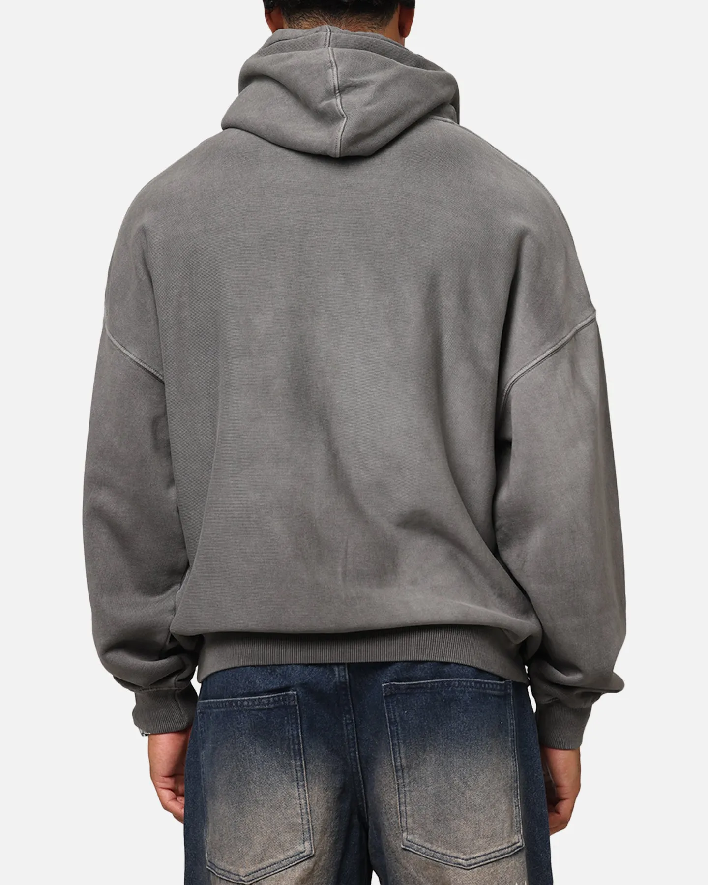 Saint Morta Adrenaline Boxy Hoodie Washed Charcoal Contemporary Look colorful