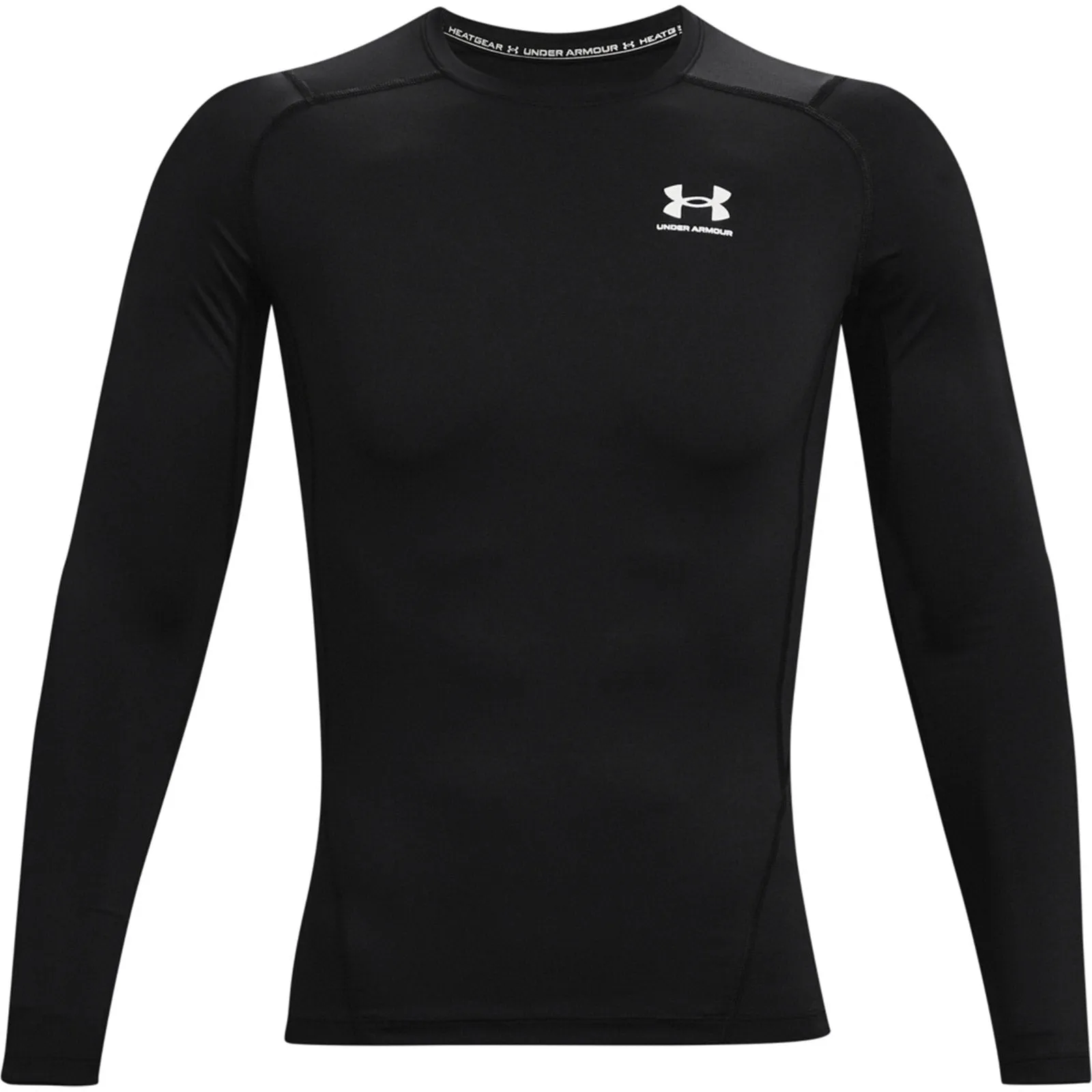 Under Armour Mens HeatGear Compression Long Sleeve T-Shirt Strong Edge