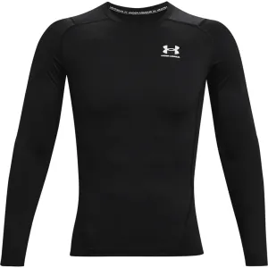 Under Armour Mens HeatGear Compression Long Sleeve T-Shirt Strong Edge