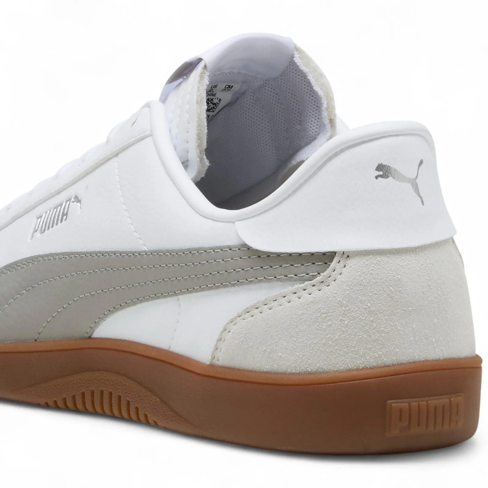 Genuine Leather Upper Quick Pack Puma Club 5v5 Mens White