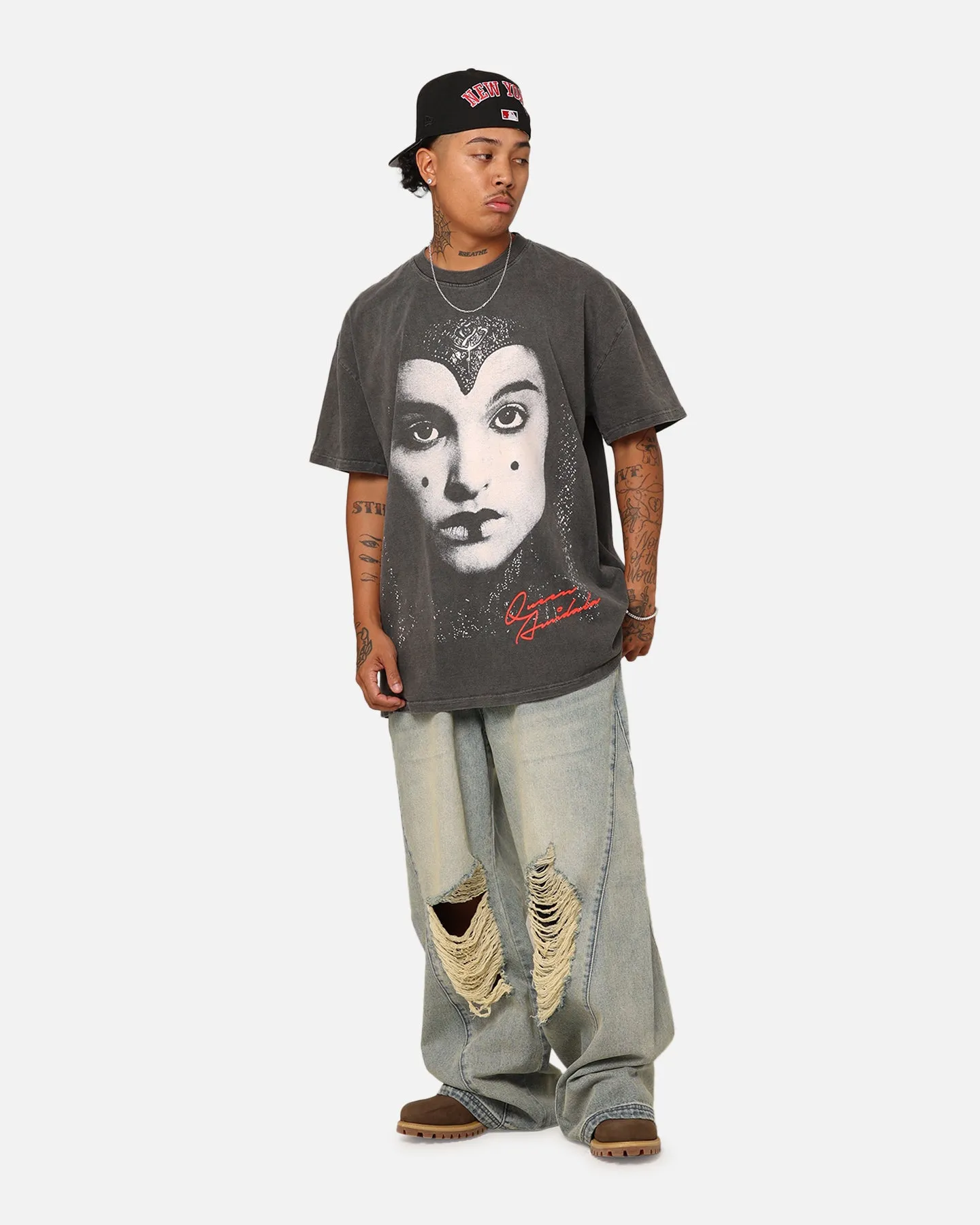 Timeless Look Wear Star Wars Queen Amidala Heavyweight T-Shirt Black Wash
