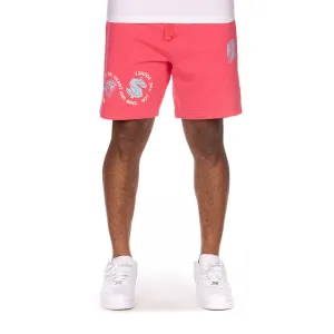 Seamless Sleeve Construction Billionaire Boys Club BB Mantra Shorts (Rouge Red)