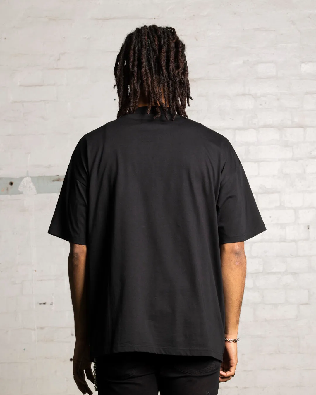 Streetwear attitude Saint Morta Cobra Boxy T-Shirt Black