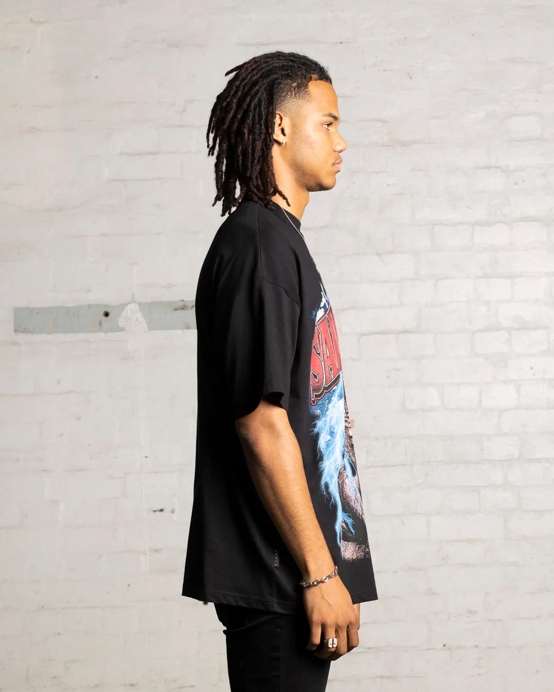 Weekend Fashion Saint Morta Cobra Boxy T-Shirt Black