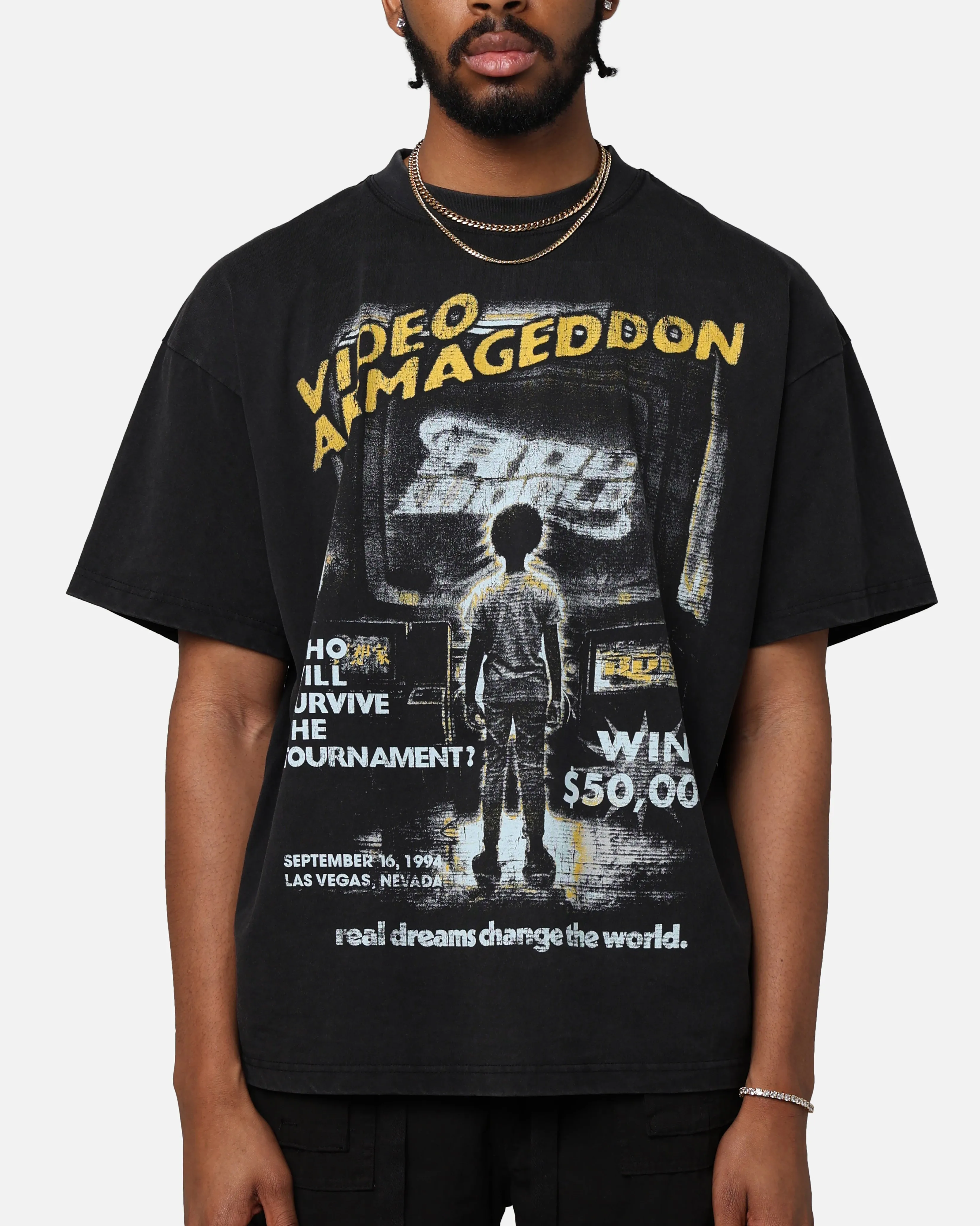 RDCWorld 1994 Tournament T-Shirt Vintage Black Premium Cotton