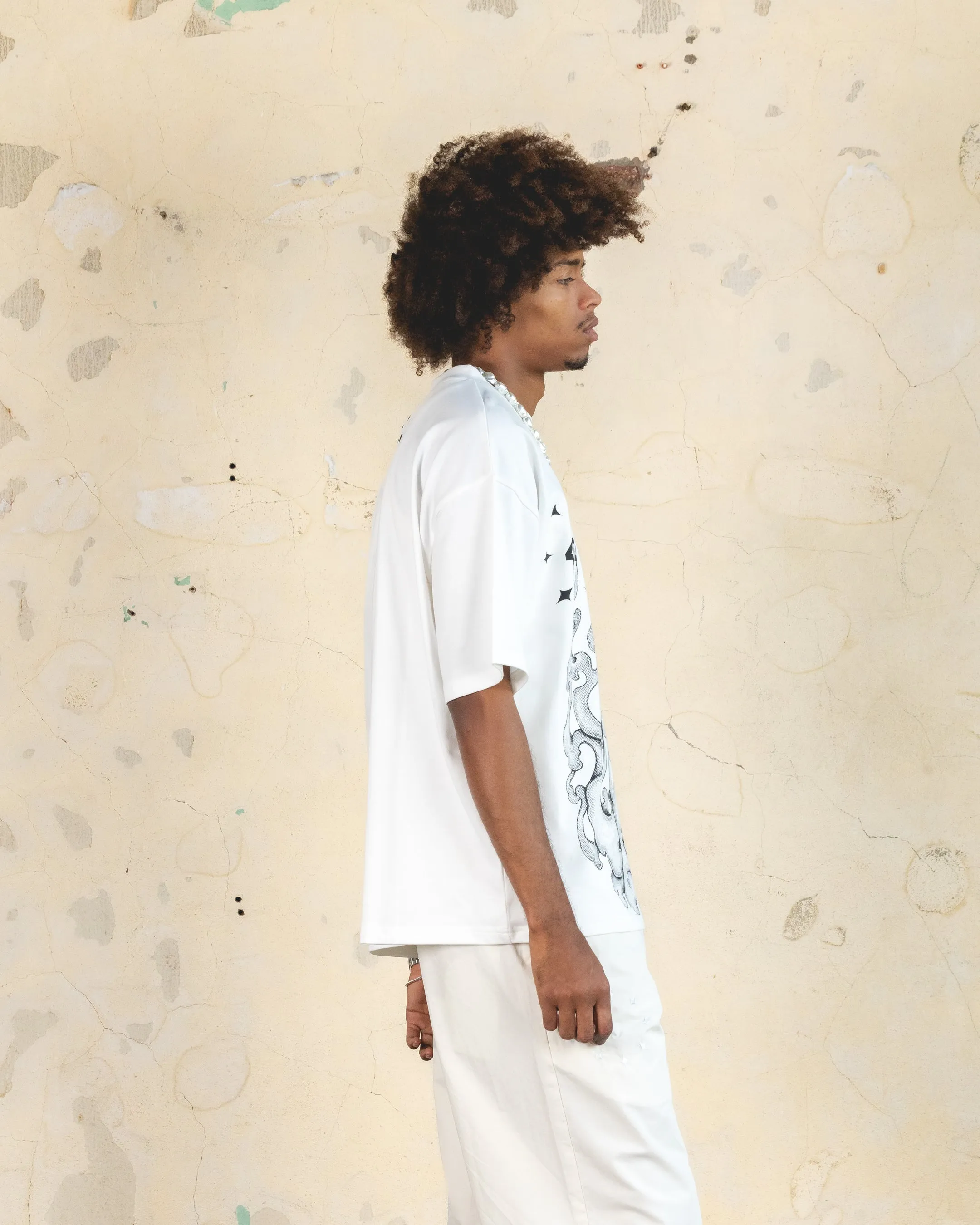 404 Geisha T-Shirt Off White AntiPilling Weekend Essential