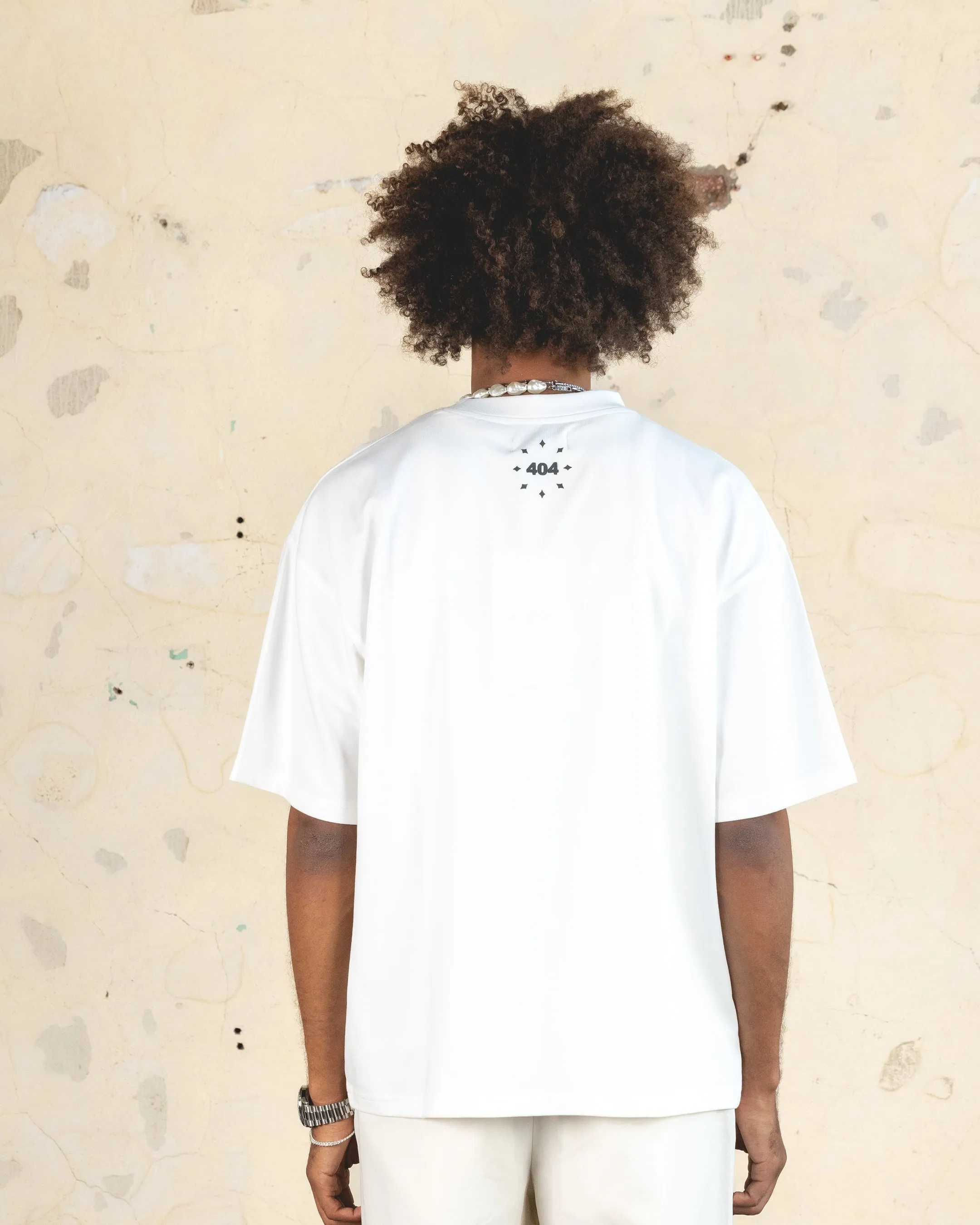 Breathable Yarn Composition 404 Geisha T-Shirt Off White