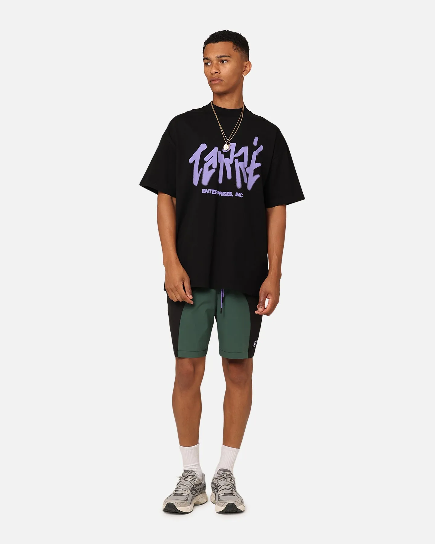 AntiStaticLining Carre Enterprise Oversized T-Shirt Black