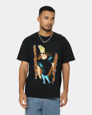 American Thrift X Johnny Bravo Man, I'm Pretty Vintage T-Shirt Black Wash Easy Layering