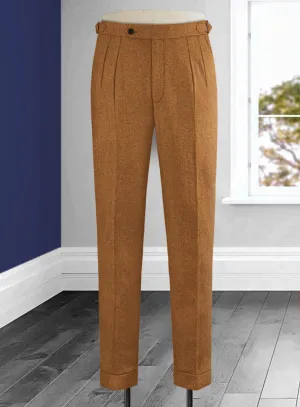 Sleek business attire Naples Gold Castle Highland Tweed Trousers