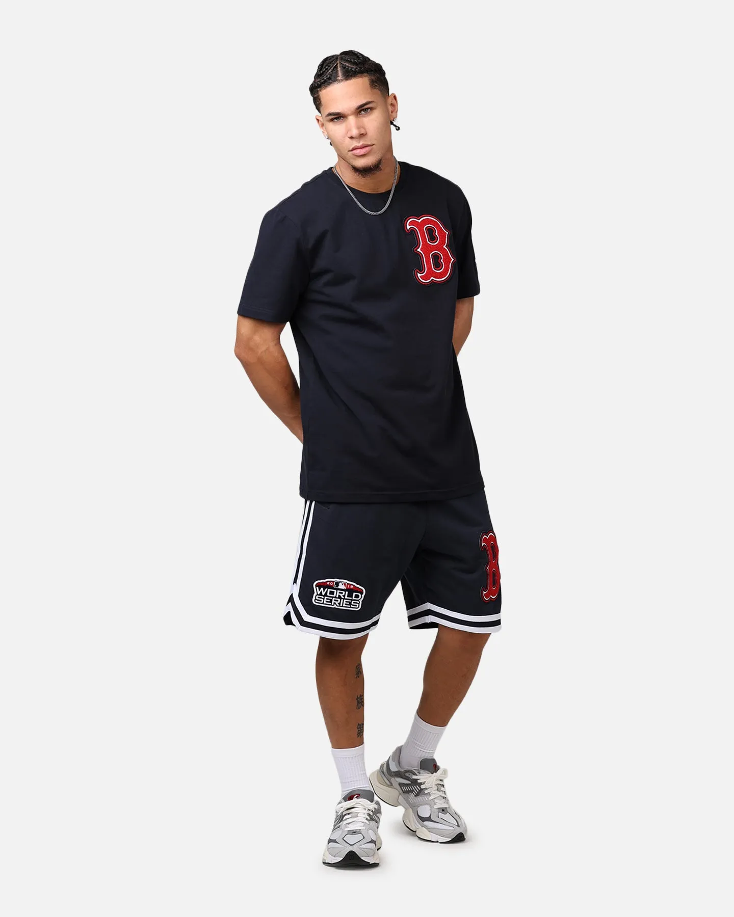 New Era Boston Red Sox 'Logo Select Official Team Colors' Shorts OTC Compact Storage Pocket hat