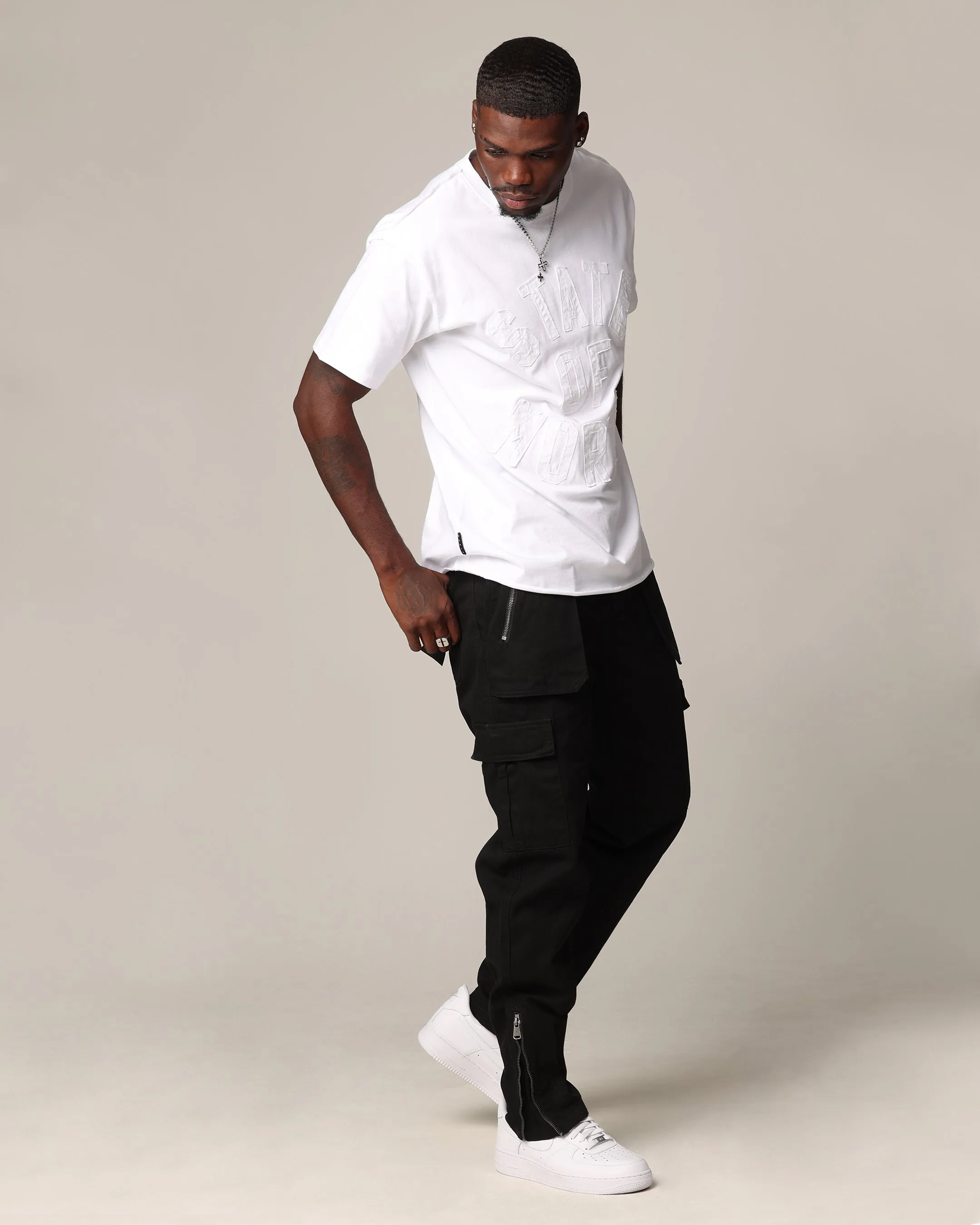 Saint Morta State Of Morta Appliqu?? T-Shirt White City Fashion Look
