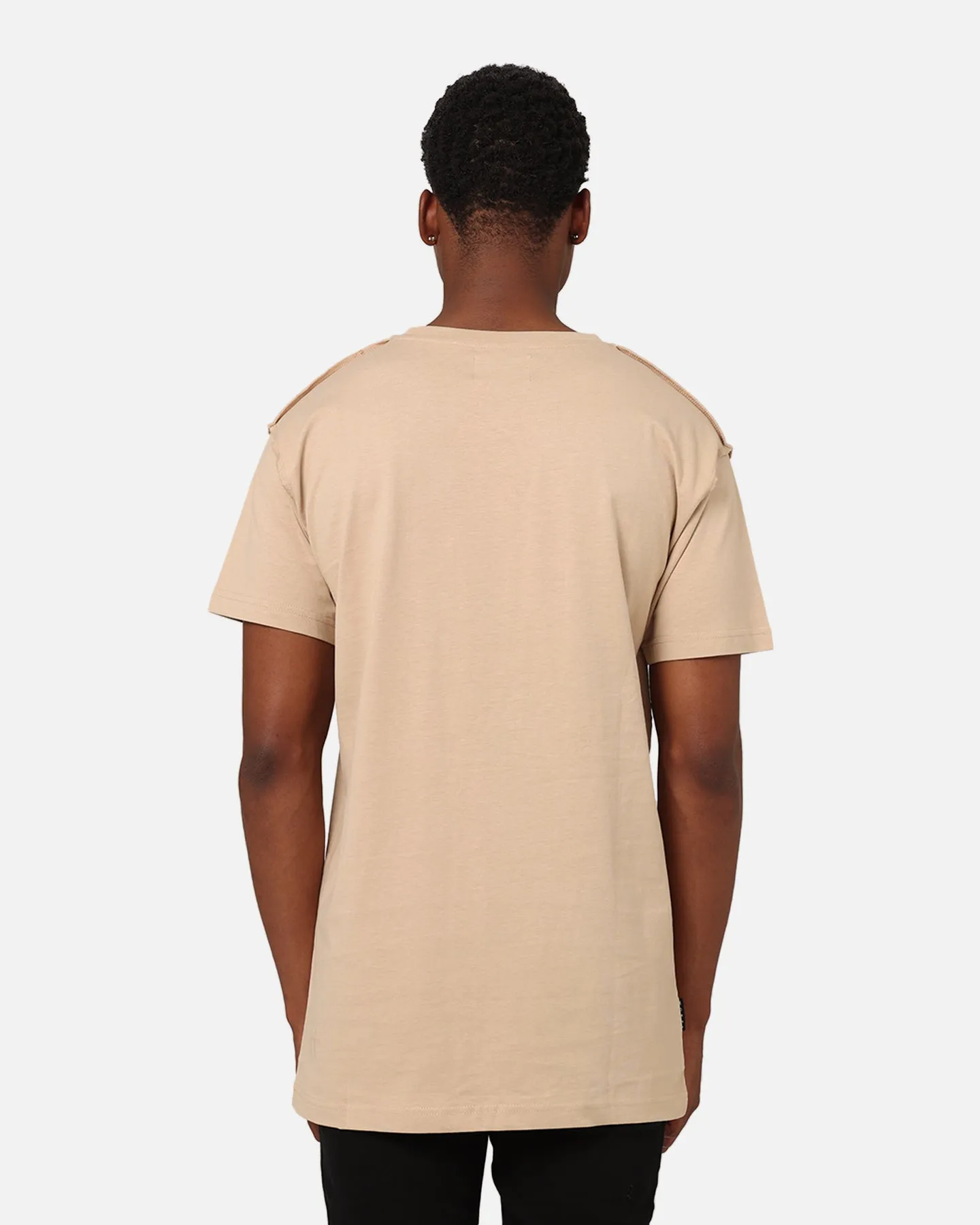 No Slip Shoulder Design Luxury clothing Saint Morta St Morta Lafayette T-Shirt Stone
