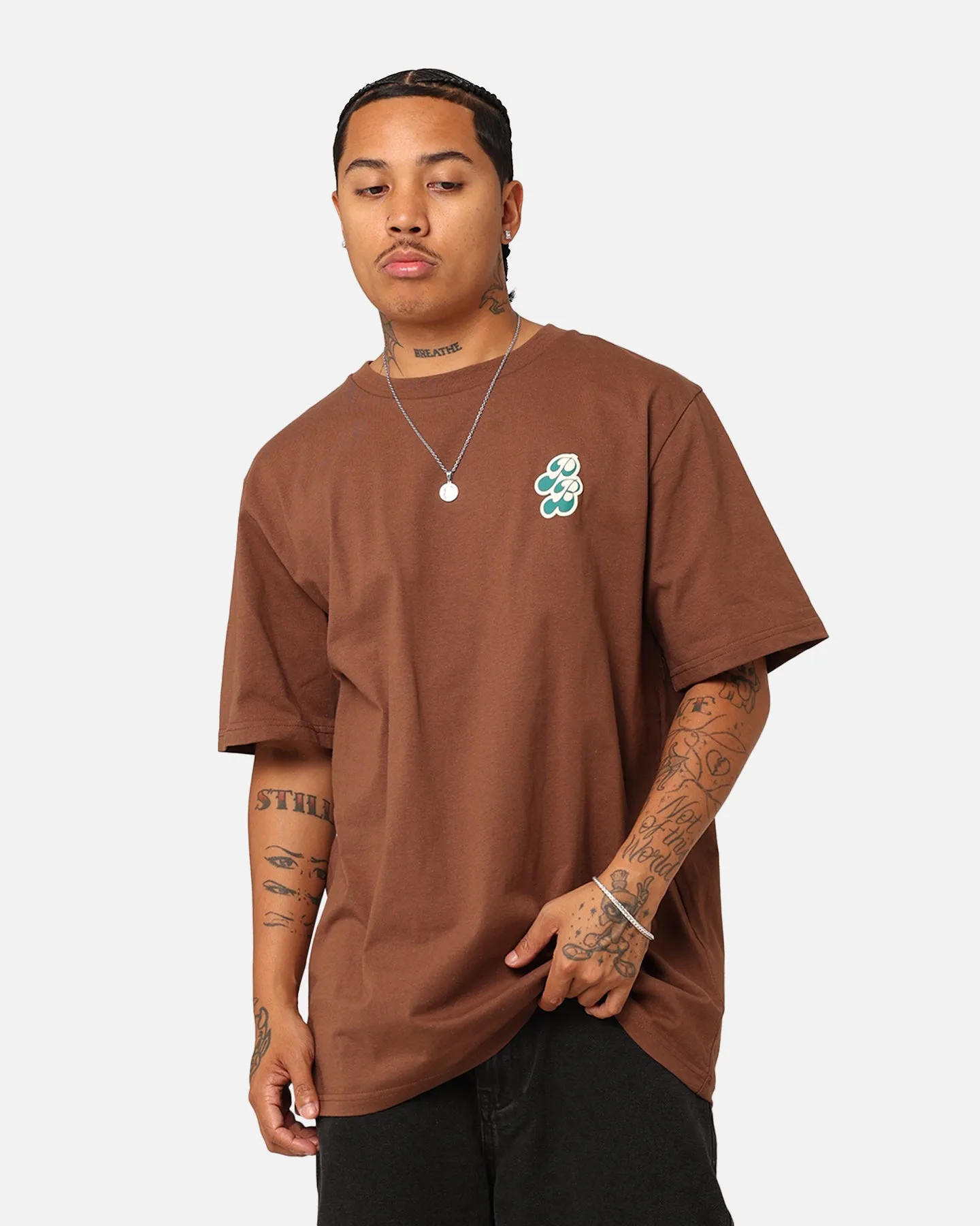 Eco Friendly Production Playboy PB Heart T-Shirt Brown