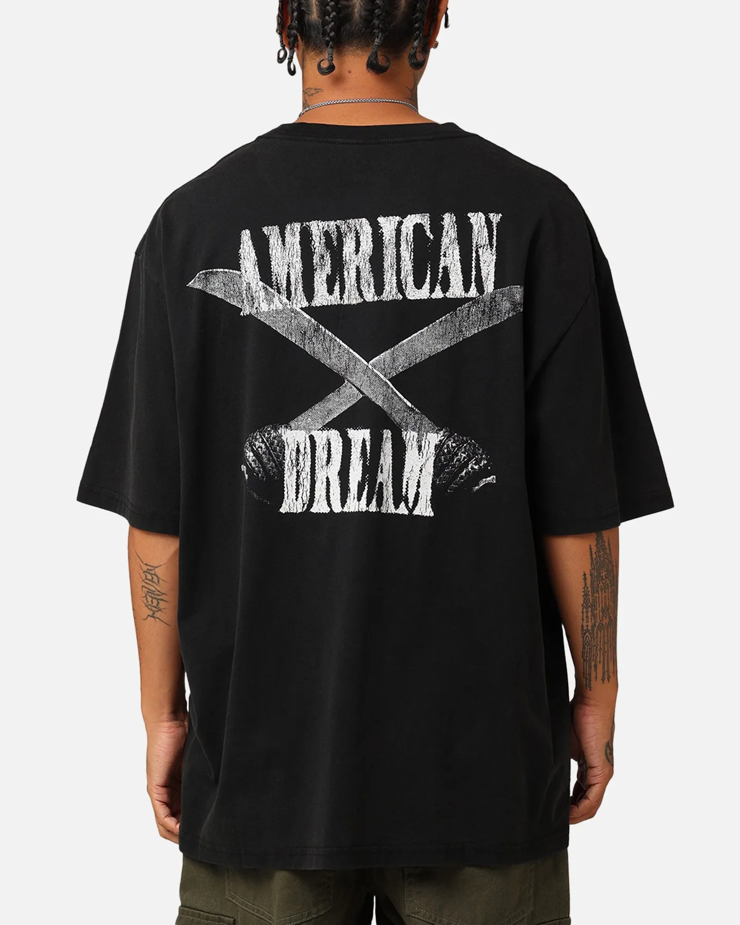 BreathableFabric 21 Savage American Dream T-Shirt Washed Black