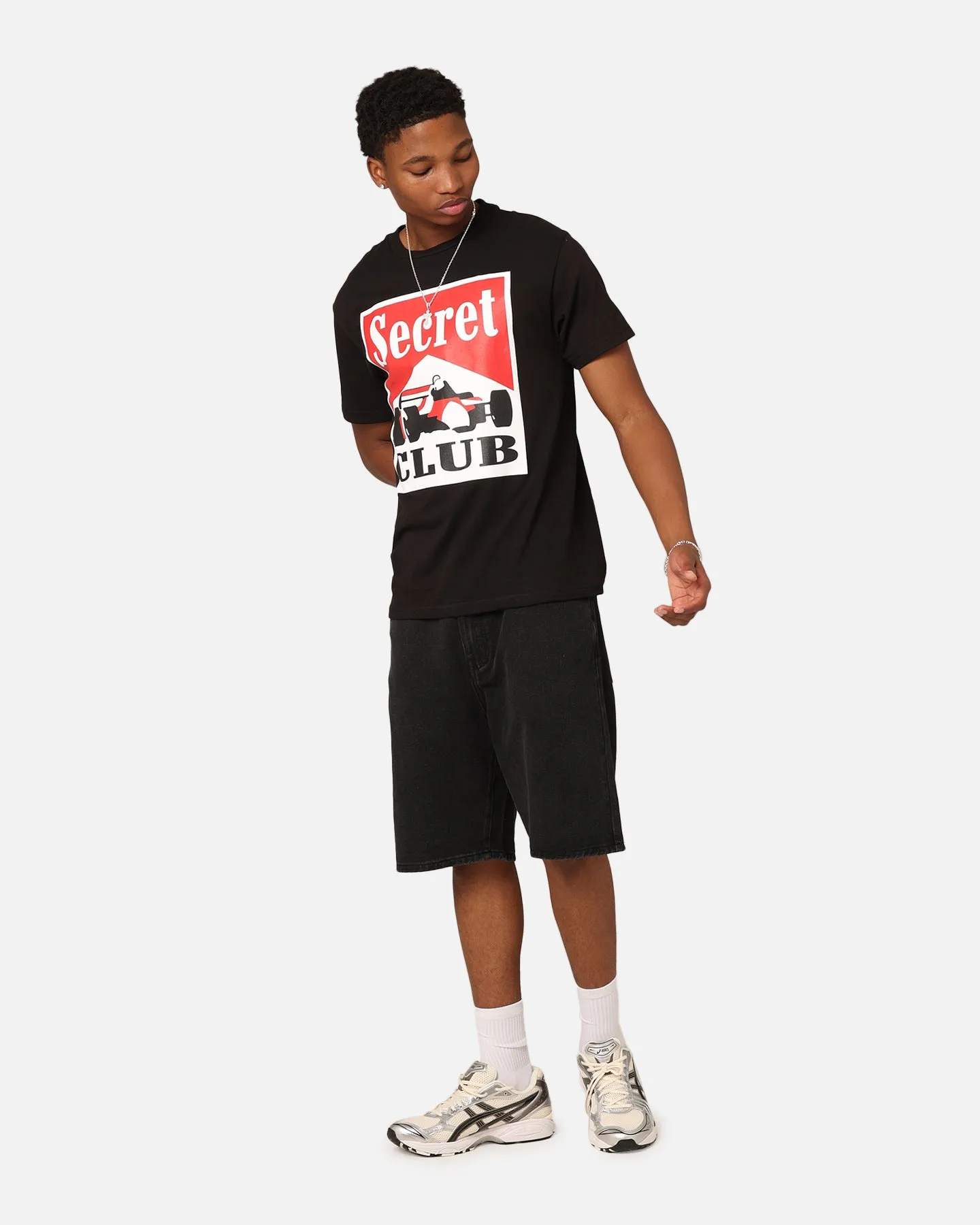 Secret Club Racing T-Shirt Black EasyCareFabric