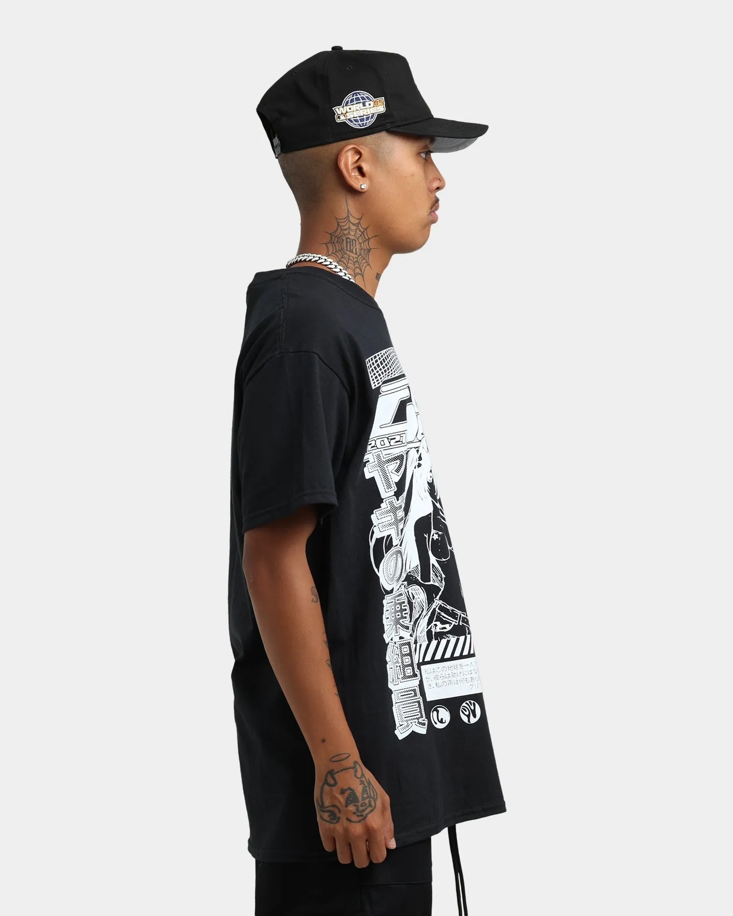 Easy Care safe for skin Goat Crew Original Anime Vintage T-Shirt Off Black