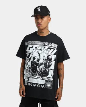 Outdoor Comfort Office Wear Goat Crew Original Anime Vintage T-Shirt Off Black