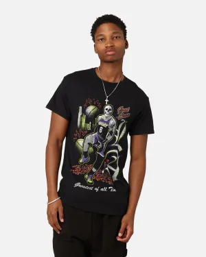 Pre Shrunk Fabric Casual and cool Goat Crew Big LA Baller T-Shirt Black