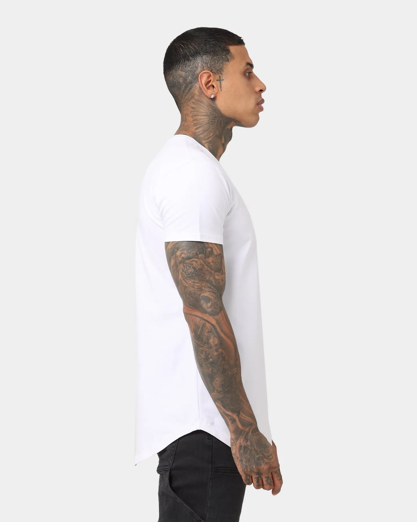 Emperor Apparel Downtown After Dark T-Shirt White Heat Transfer Printing