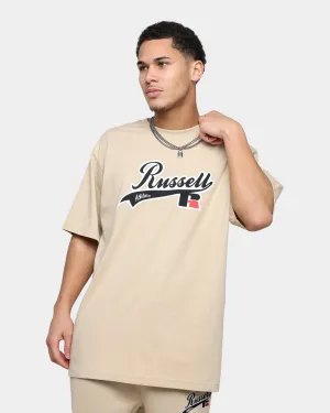 Light Casual Russell Athletic Oversized T-Shirt Stone
