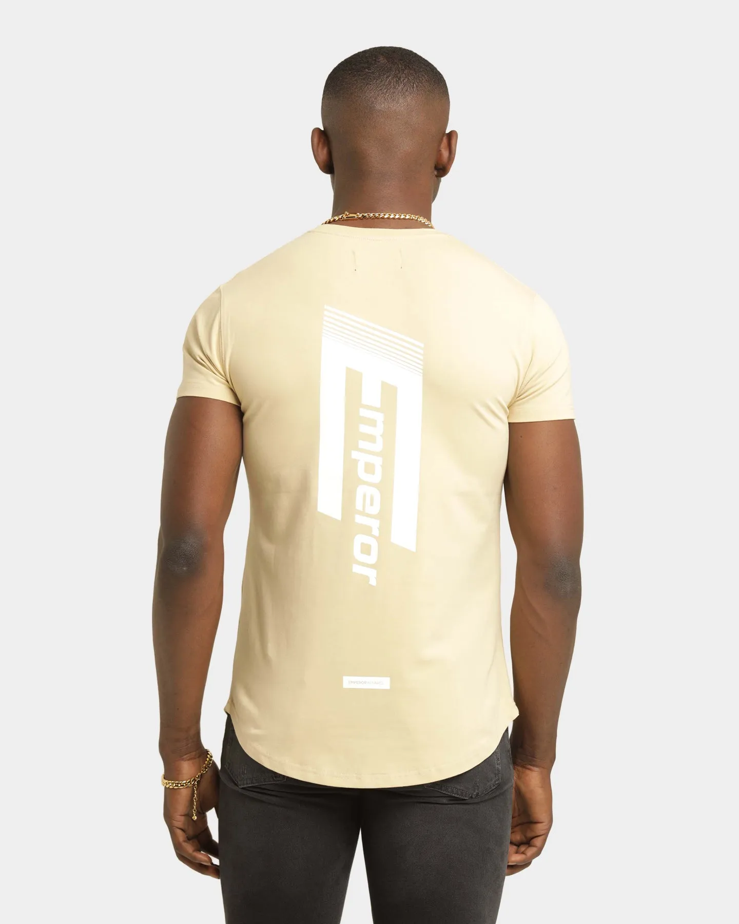 Emperor Apparel Distinction After Dark Short Sleeve T-Shirt Sand/White Bohemian style