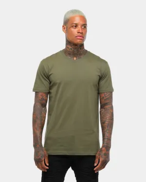 AS Colour Plain Staple T-Shirt Army Green Outdoor Activity