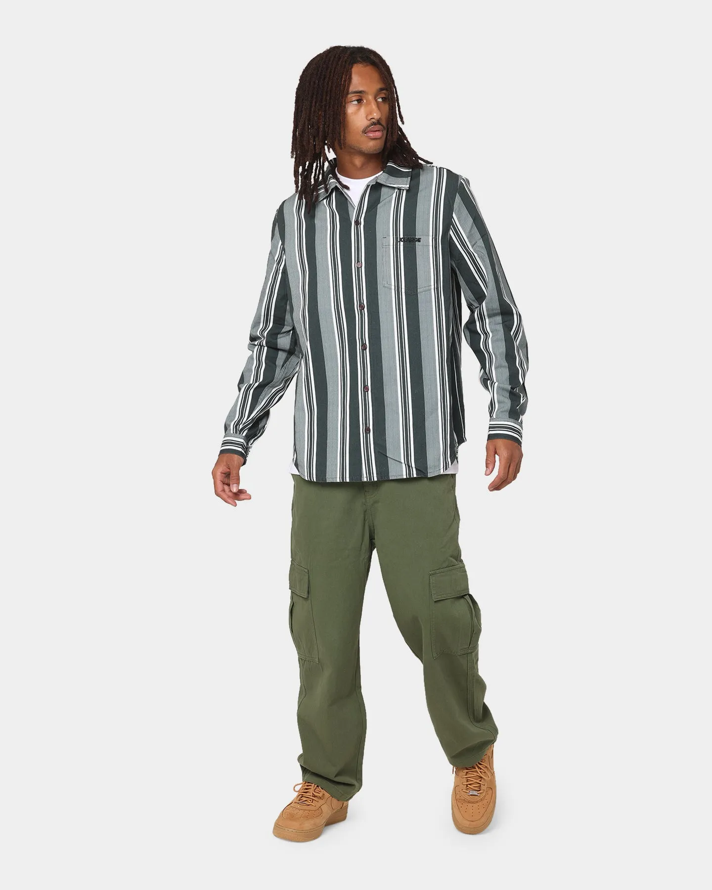 SmoothGripFastenings XLARGE Life Long Sleeve Shirt Green/White