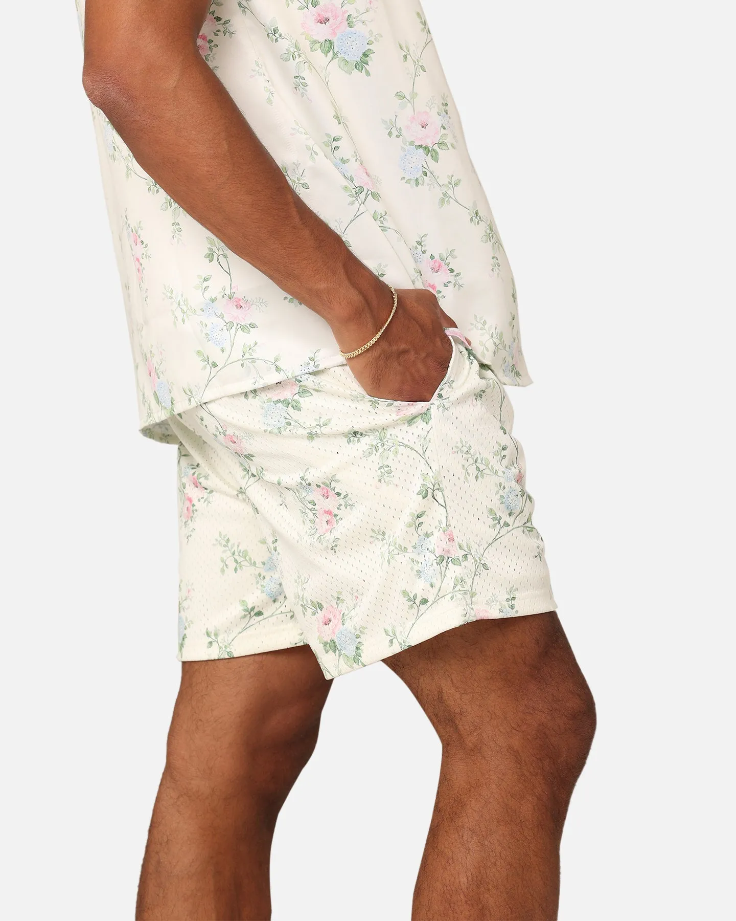 XXIII Anthony Mesh Shorts Cream/Blue/Pink teenagers swimming accessory