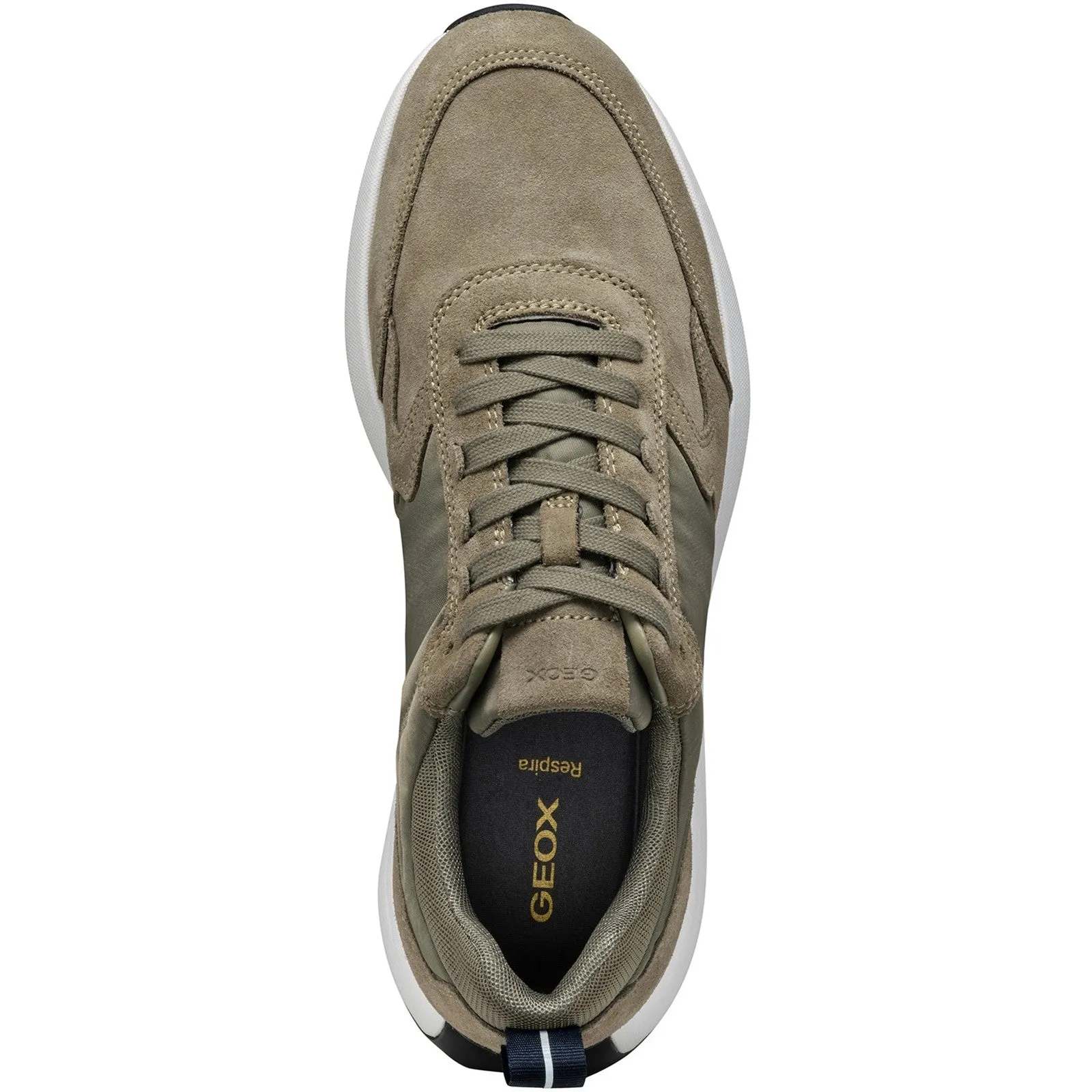 Happy Move Smooth Inner Seams Geox Mens U VOLPIANO SNEAKERS Sage