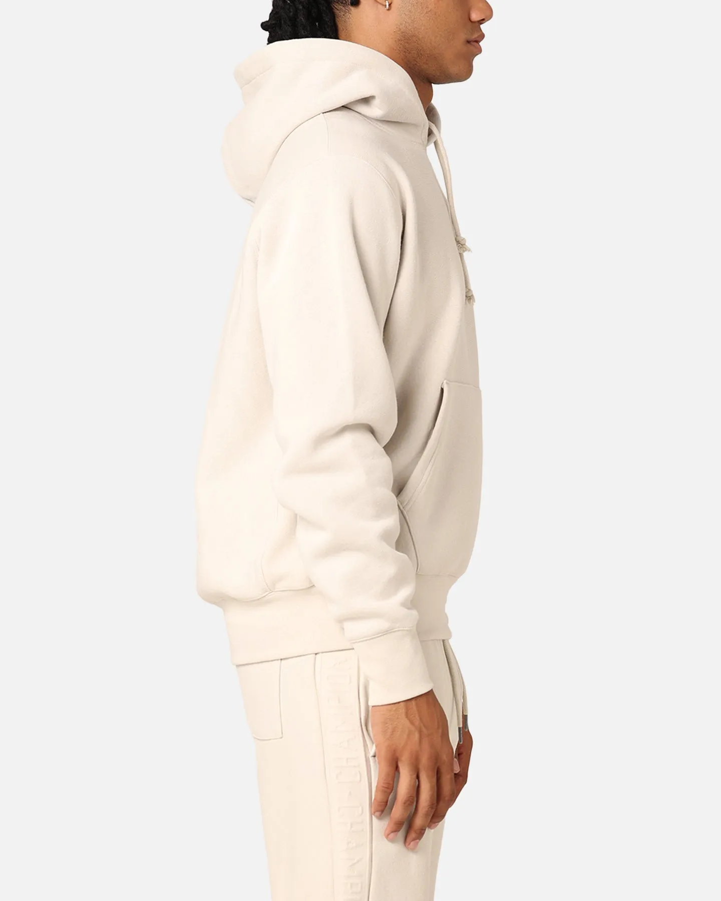 Concert wear Champion Reverse Weave Small C Hoodie Stone