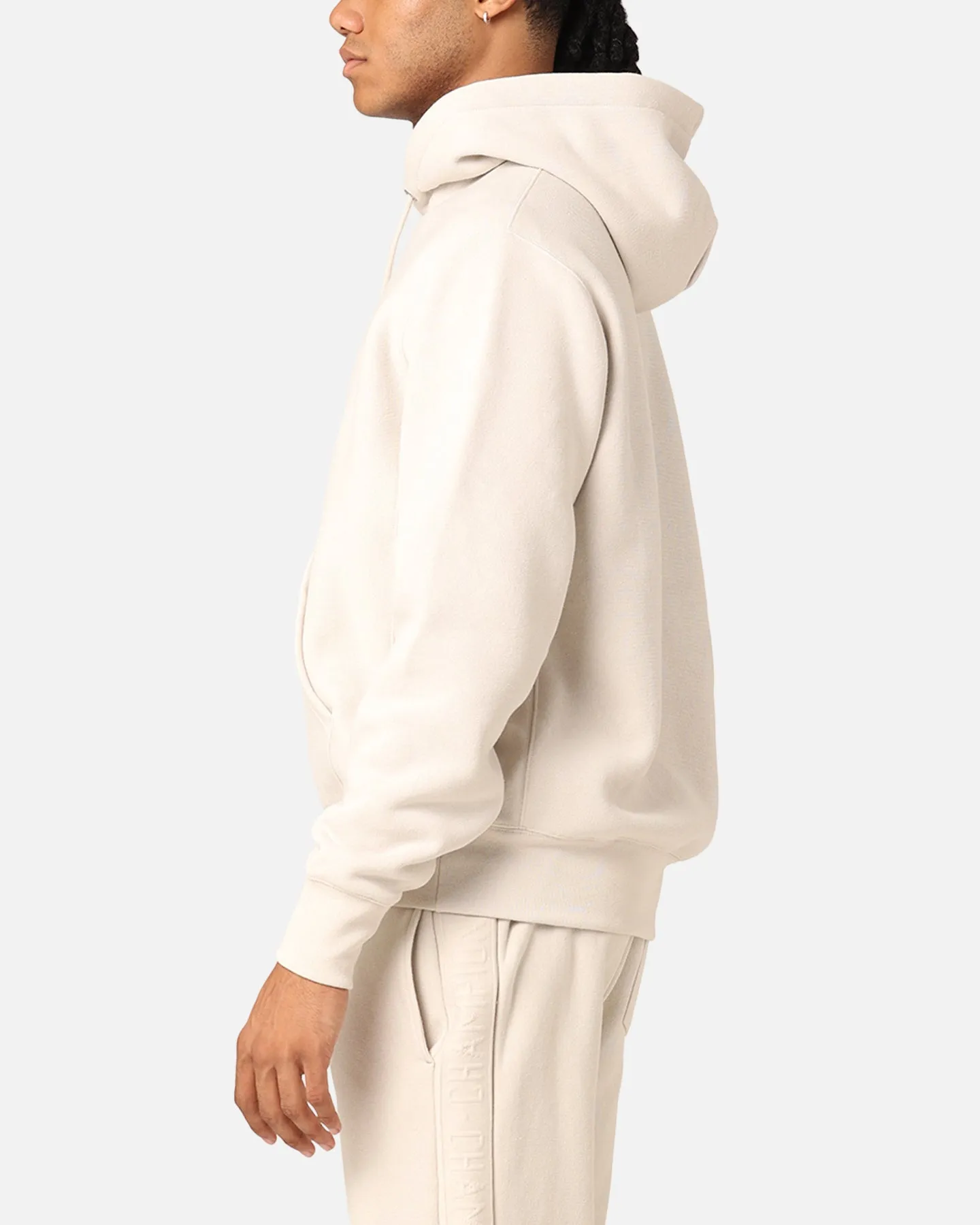 Champion Reverse Weave Small C Hoodie Stone Skunk like