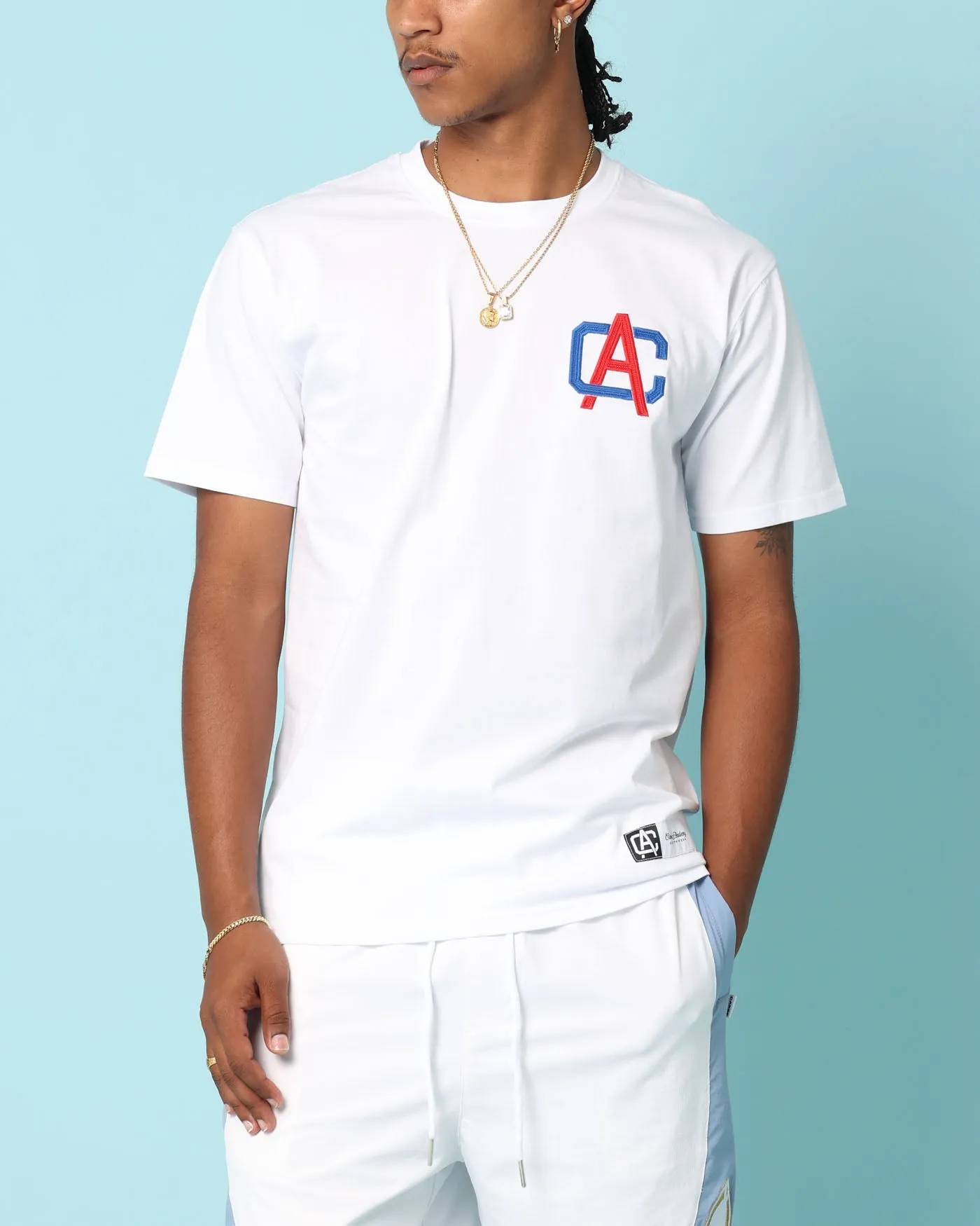 Carr?? Academy Classic T-Shirt White MoistureWicking Technology Geometric precision