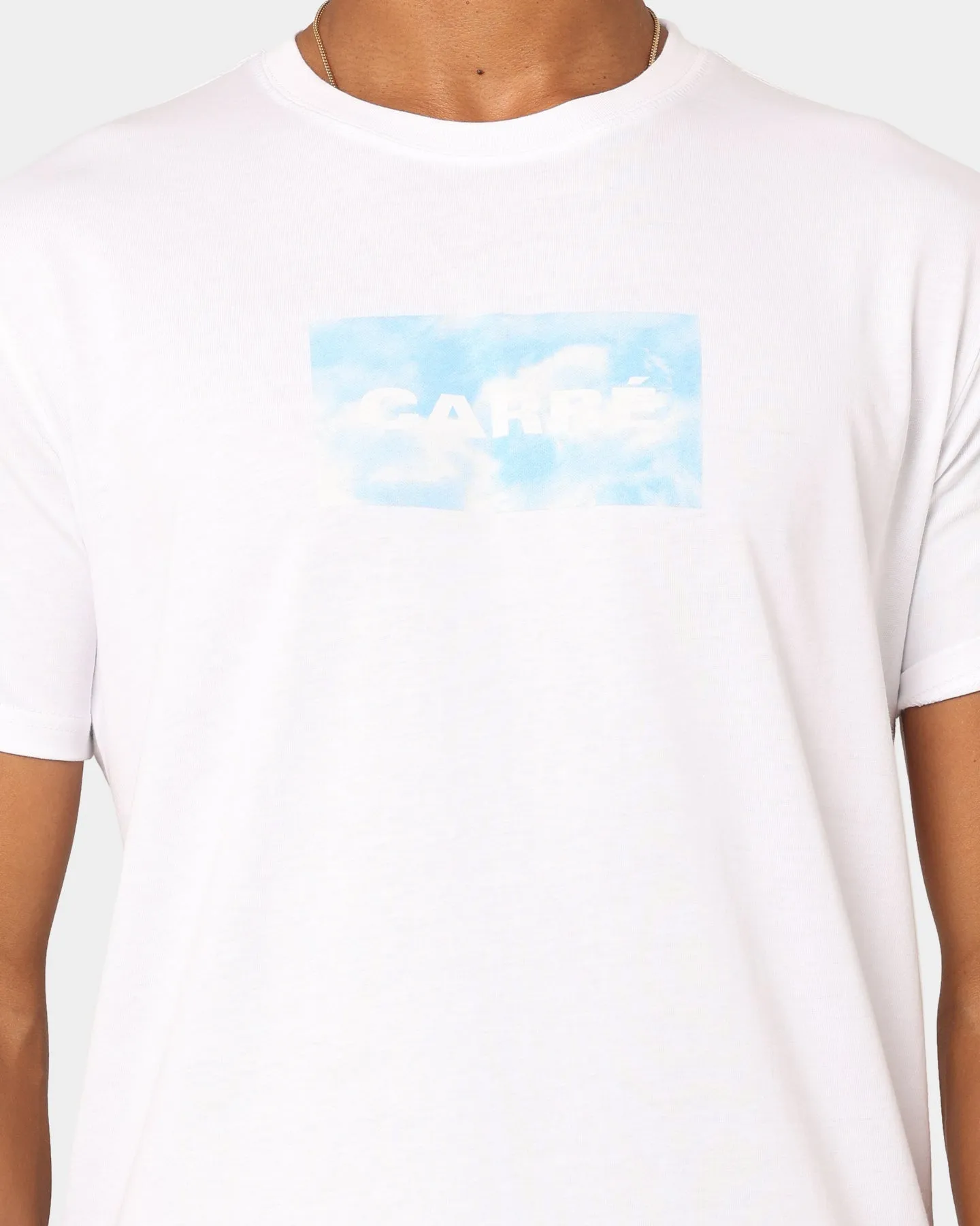 Ethically Sourced Material Carr?? Cloud Box Classique T-Shirt White