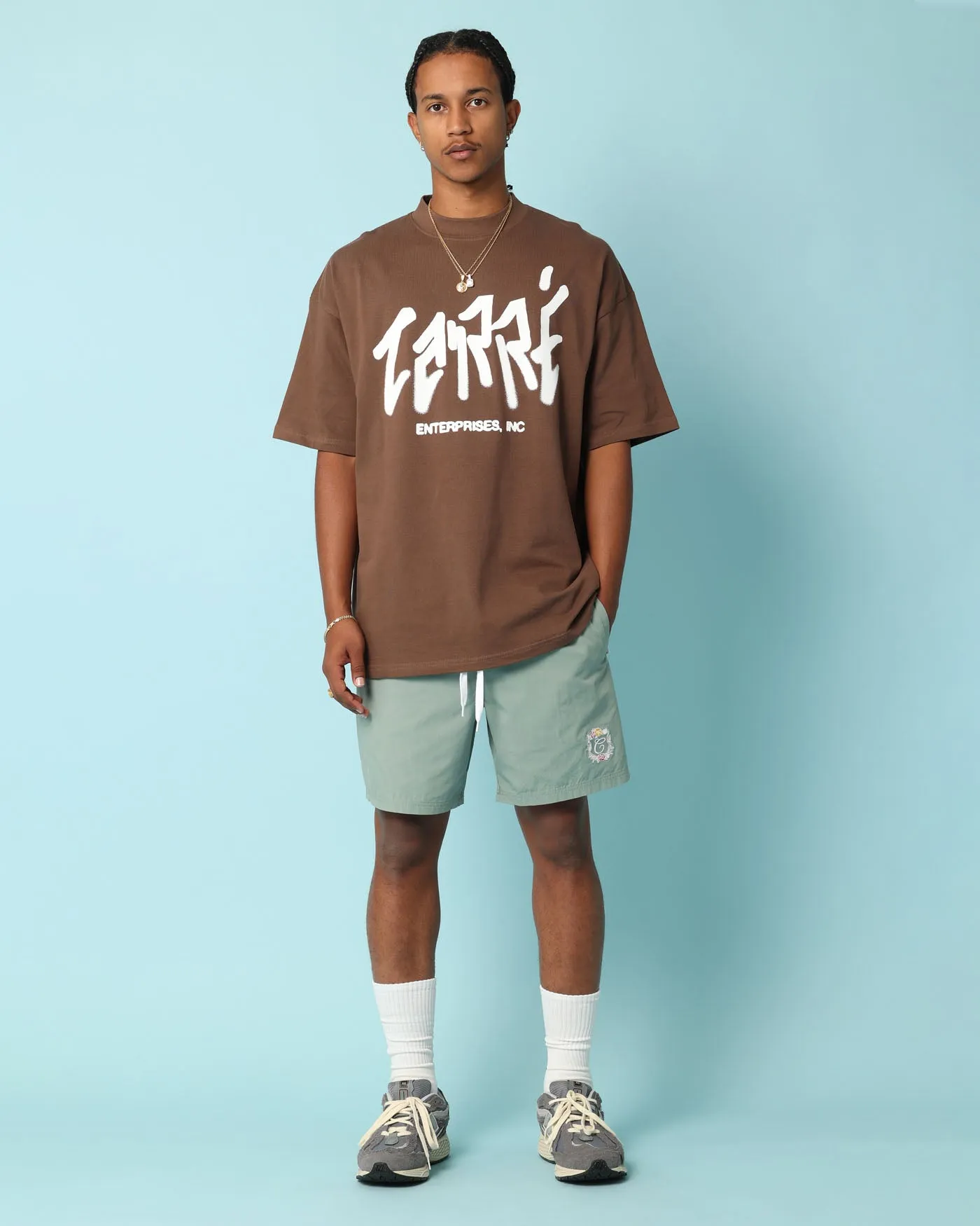 Easy Care Carr?? Enterprise Oversized T-Shirt Brown