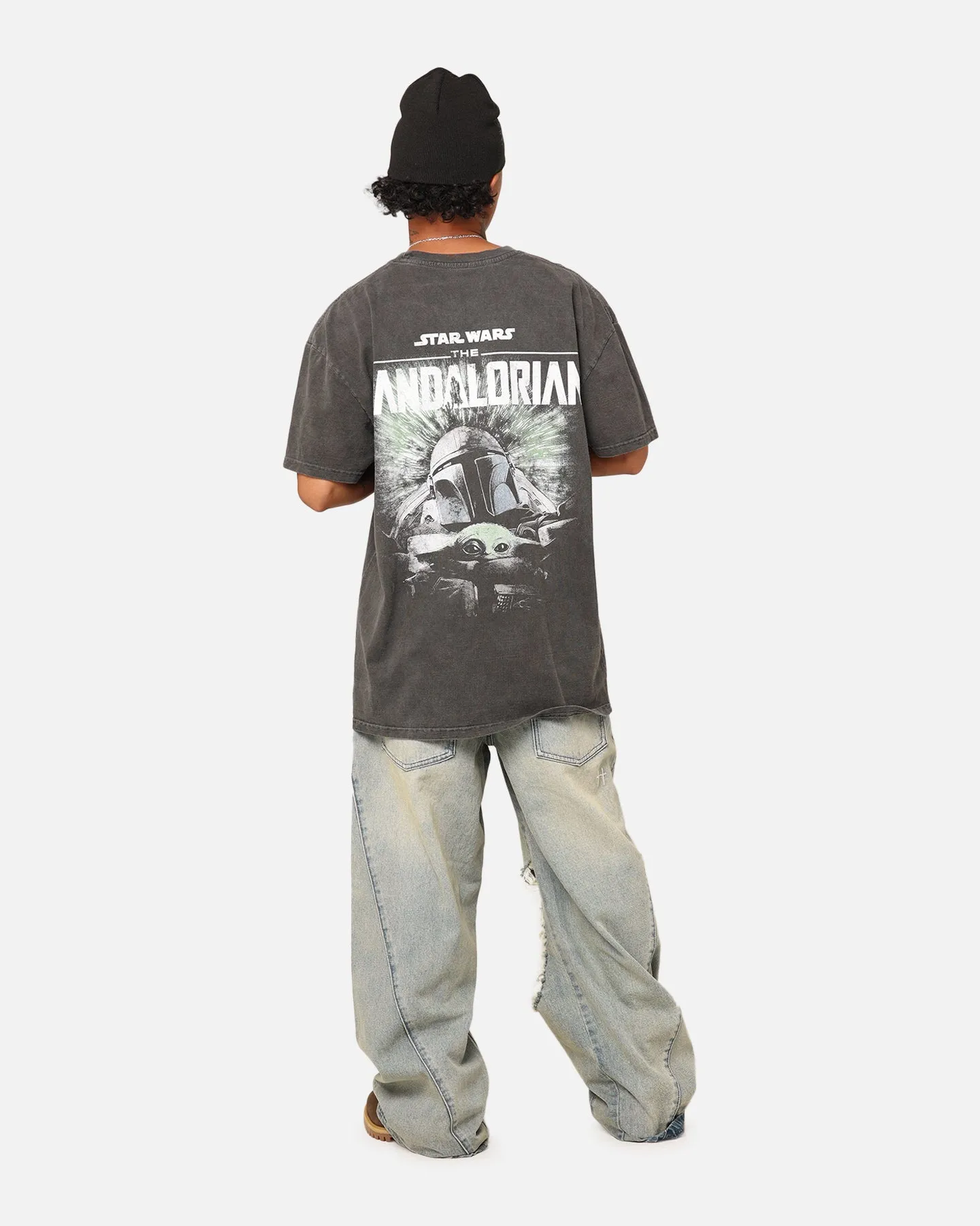 Star Wars The Mandalorian Heavyweight T-Shirt Black Wash Versatile Option