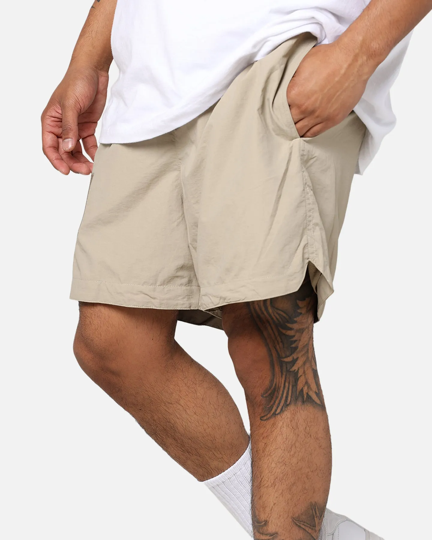 Pro Standard Vegas Golden Knights Neutral 2.0 Shorts Taupe Quick Dry Technology Breathable Fit