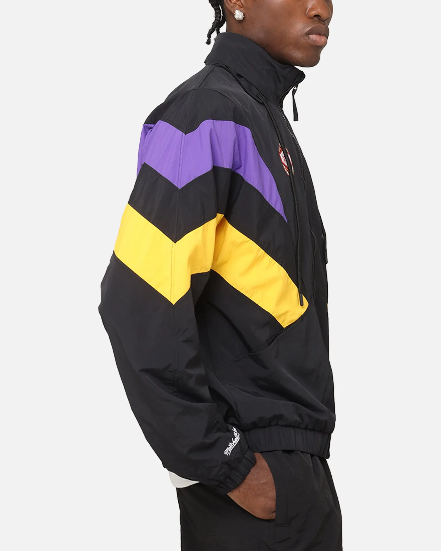 Mitchell & Ness Los Angeles Lakers Spray Jacket Black/Purple/Yellow Connection Bestseller