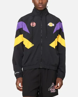 Mitchell & Ness Los Angeles Lakers Spray Jacket Black/Purple/Yellow High-Tech Fabric