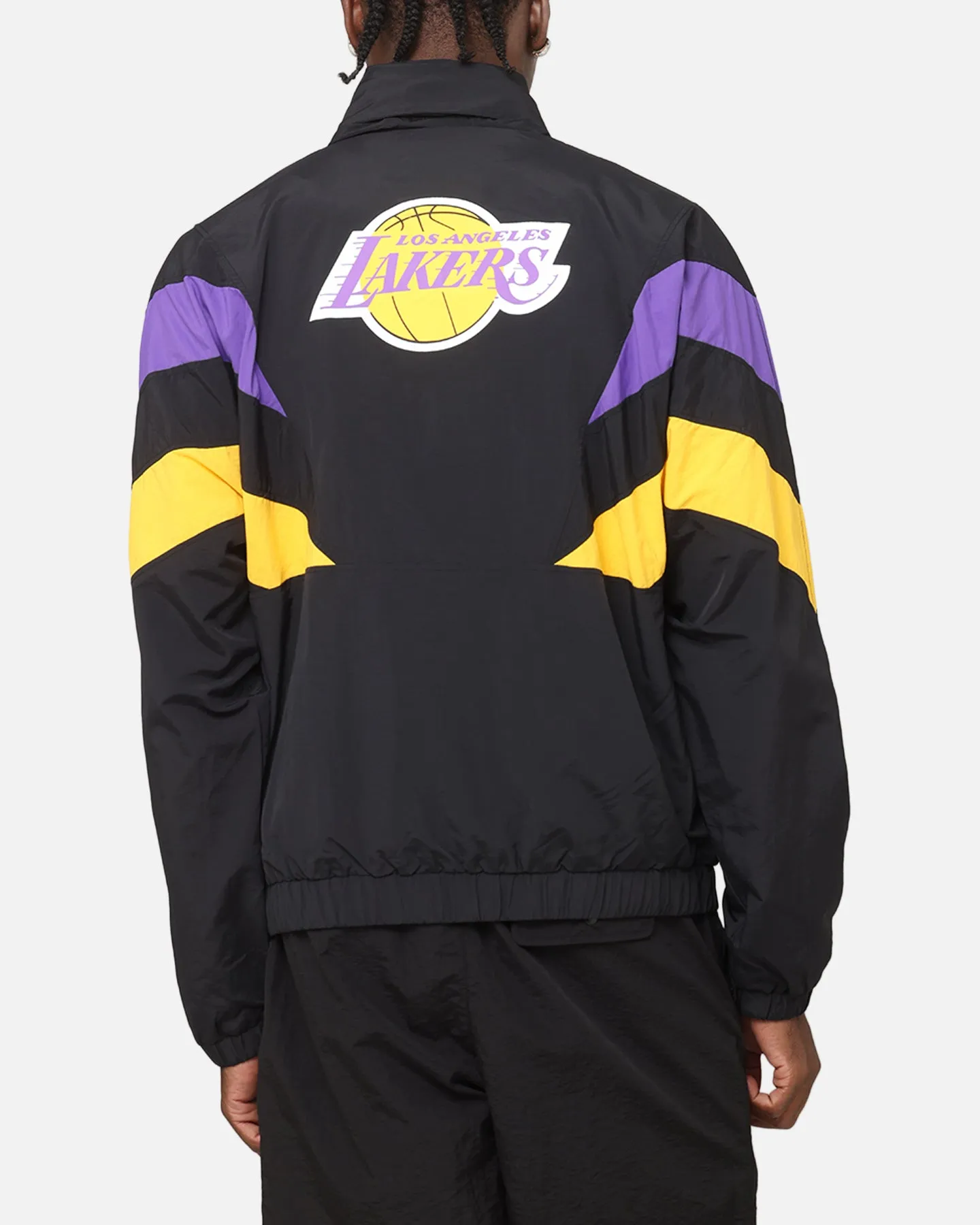 Mitchell & Ness Los Angeles Lakers Spray Jacket Black/Purple/Yellow Backcountry Use Product