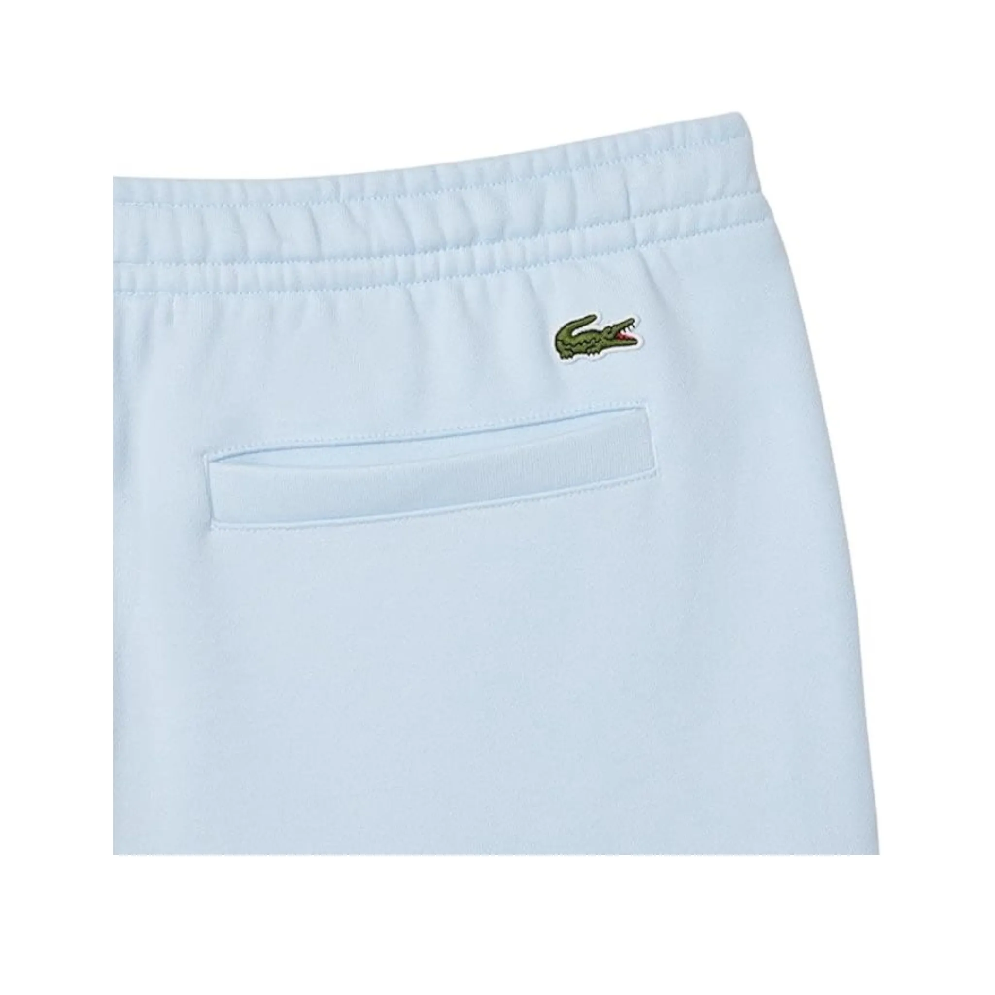 Lacoste Regular Fit Fleece Shorts (Light Blue) Minimalist Style