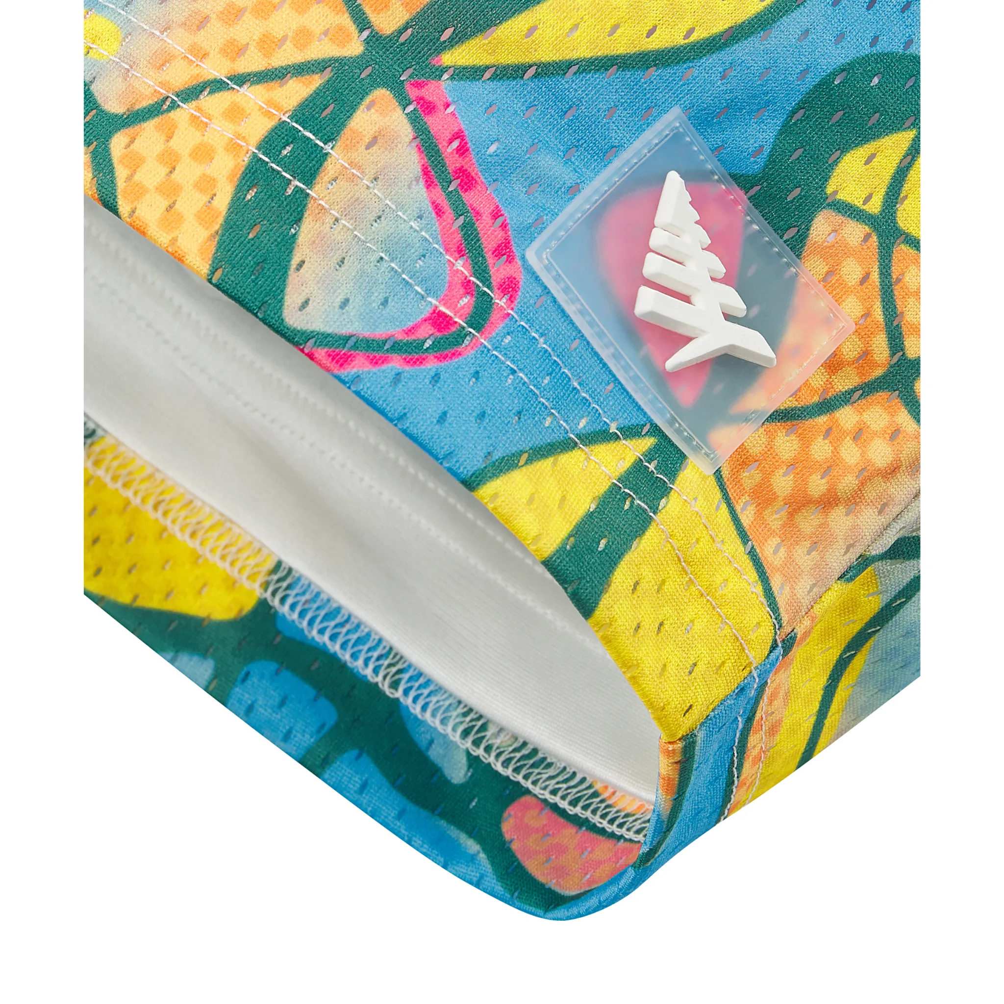 Paper Planes Tropicalia Mesh Short (Multi) FlexibleNeckline Organic Cotton Certification