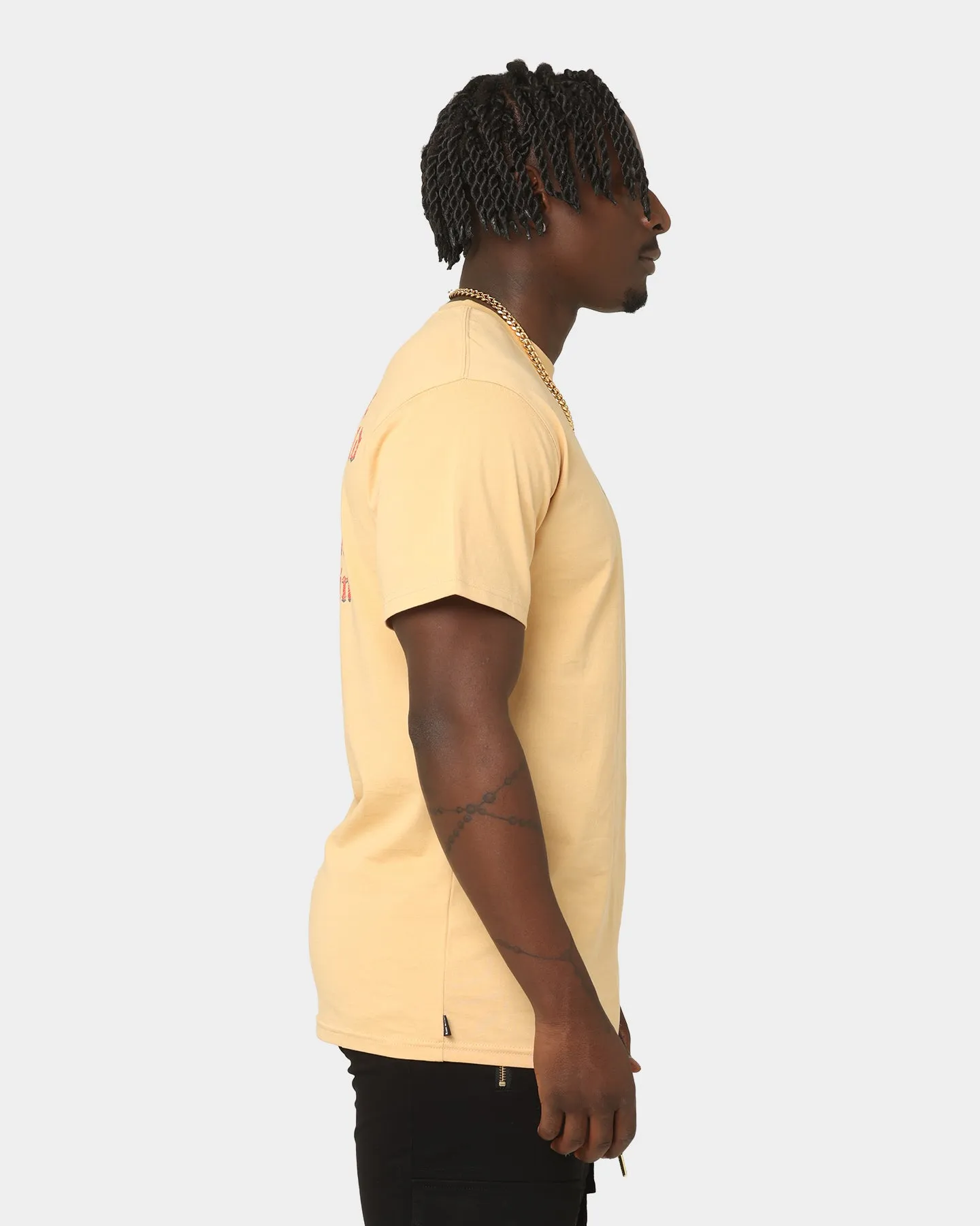 Last Kings Darkness Short Sleeve T-Shirt Sand Smooth Flatlock Stitching