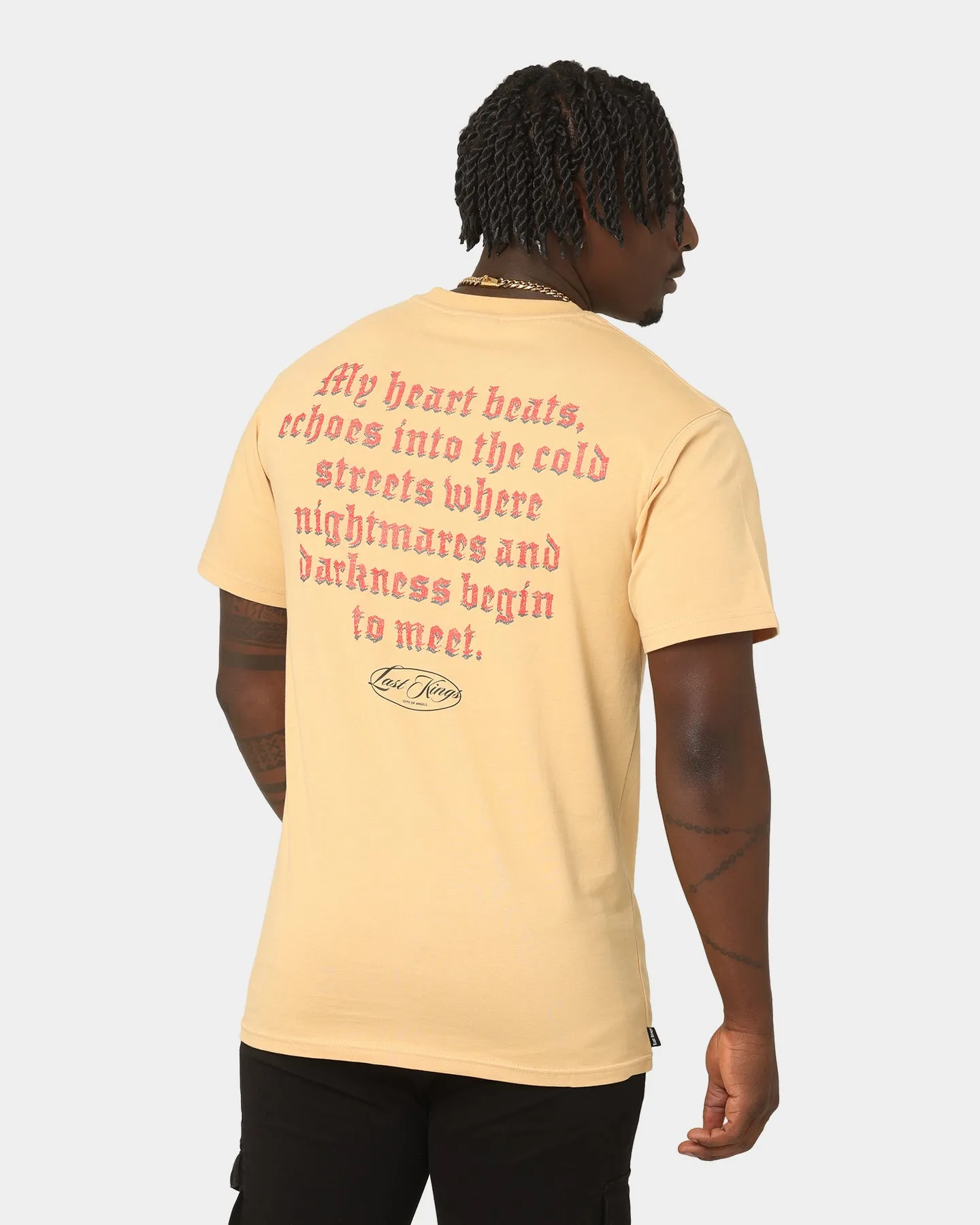 UltraSoftBrushedInterior Last Kings Darkness Short Sleeve T-Shirt Sand