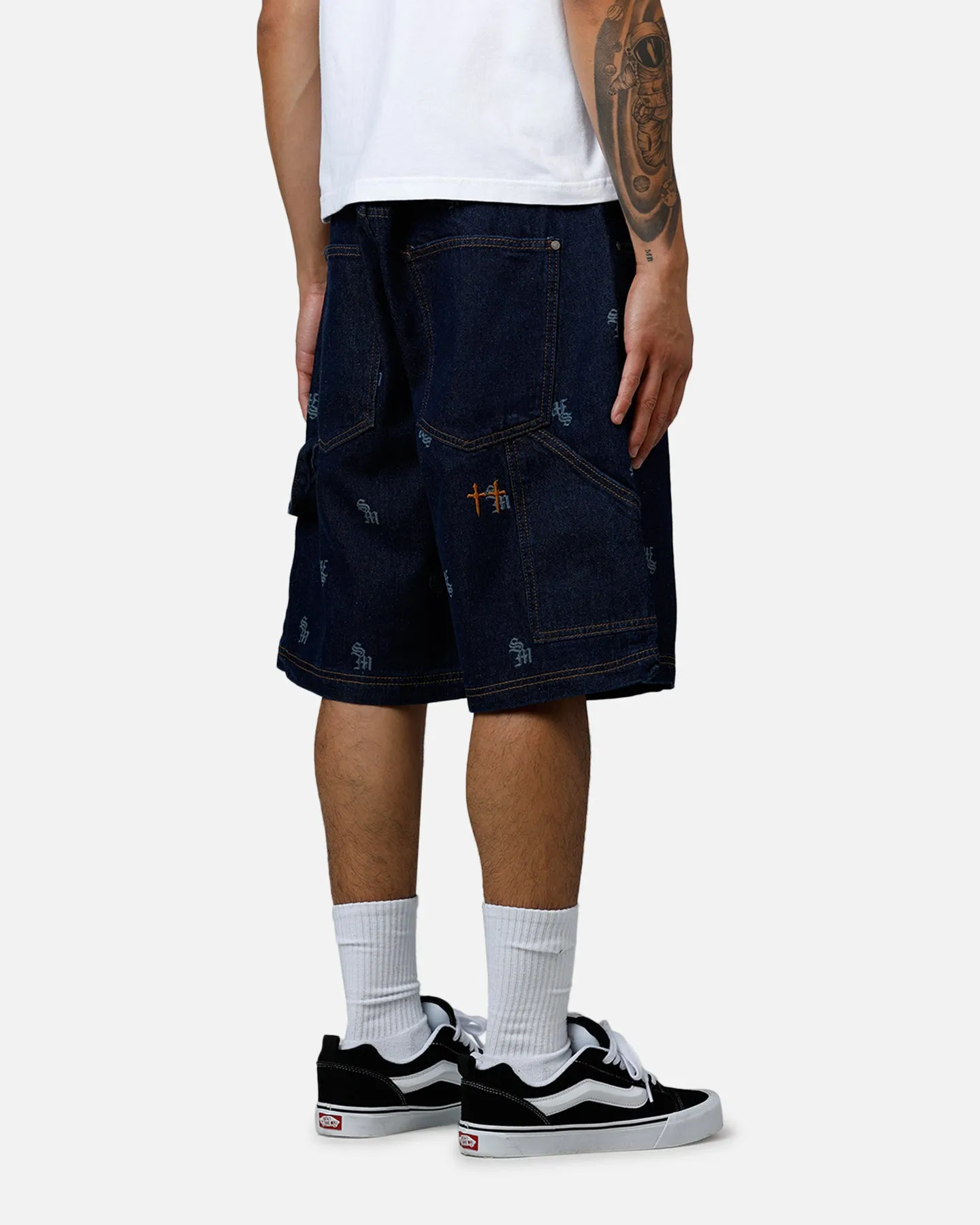 Sun Ready Saint Morta Amplus Denim Jorts Indigo/Tan
