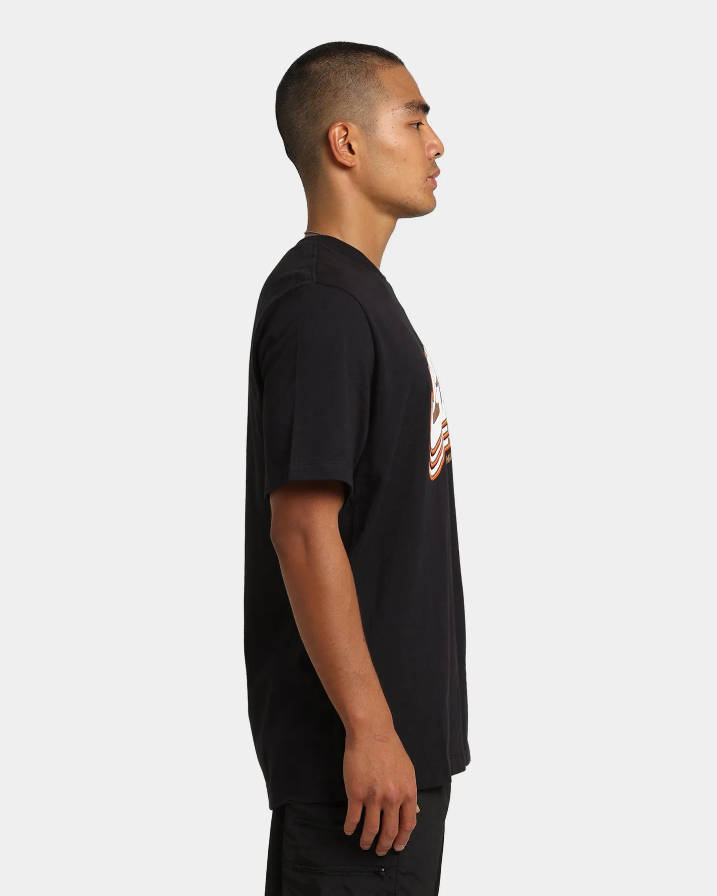 Jordan Jumpman GFX Crew T-Shirt Black/Metallic Quick-Dry Fabric