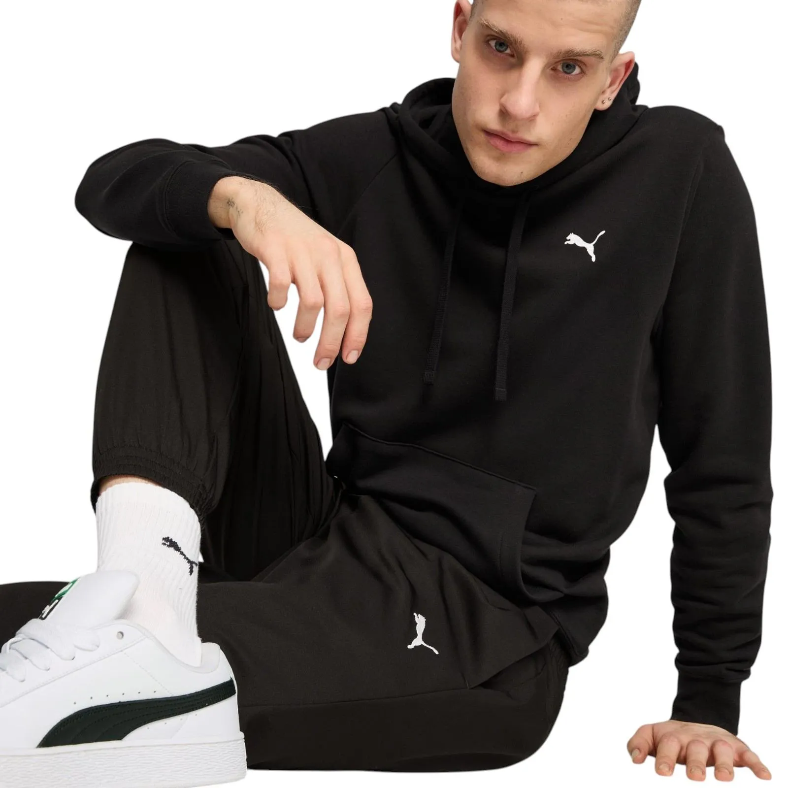 Indoor Joggers Gym Tights Puma Essentials Active Mens Regular-Fit Logo Training Pant