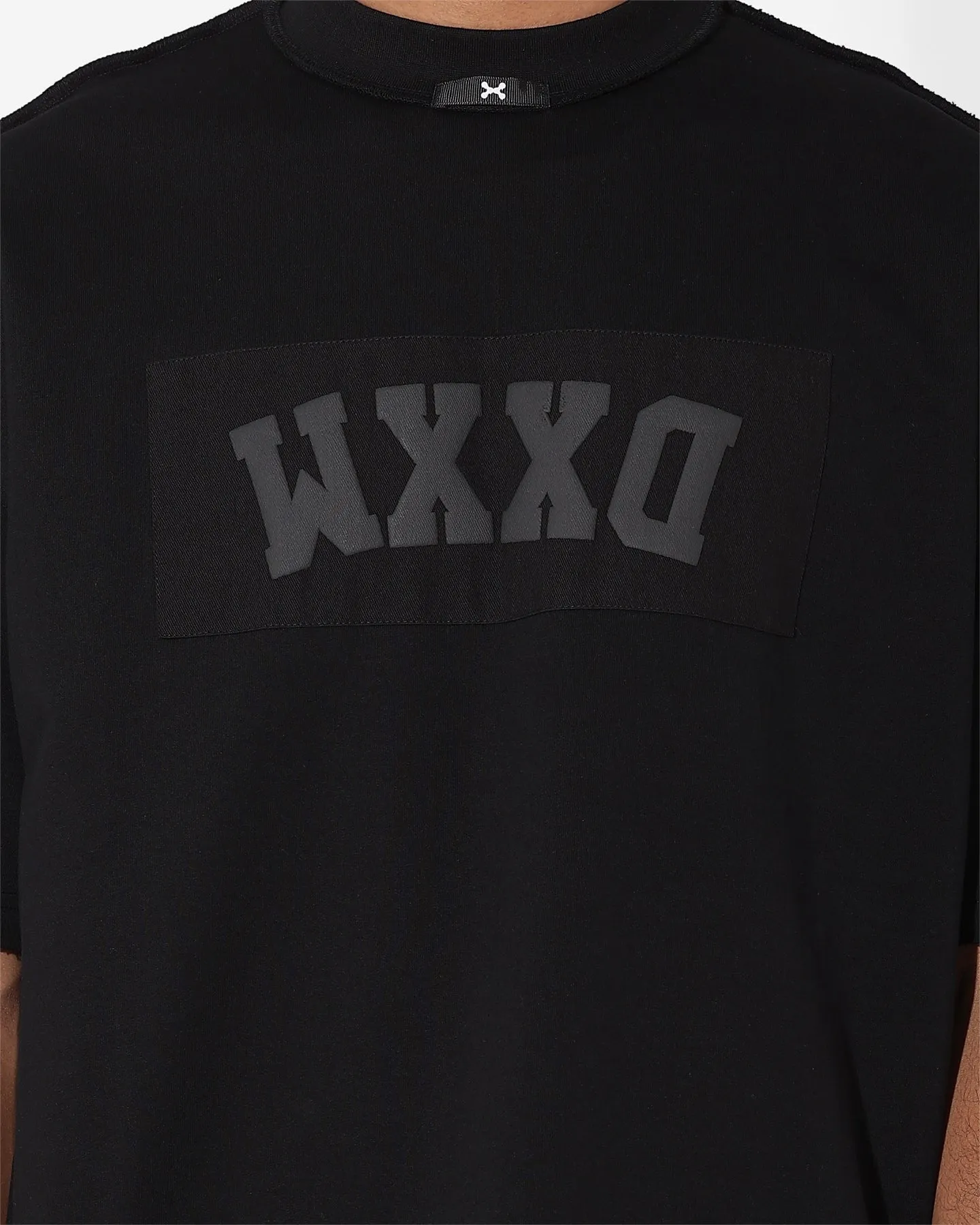 DXXMLIFE L-7 A V3L3DRXME T-Shirt Black Urban Fashion Look Smooth Flatlock Stitching