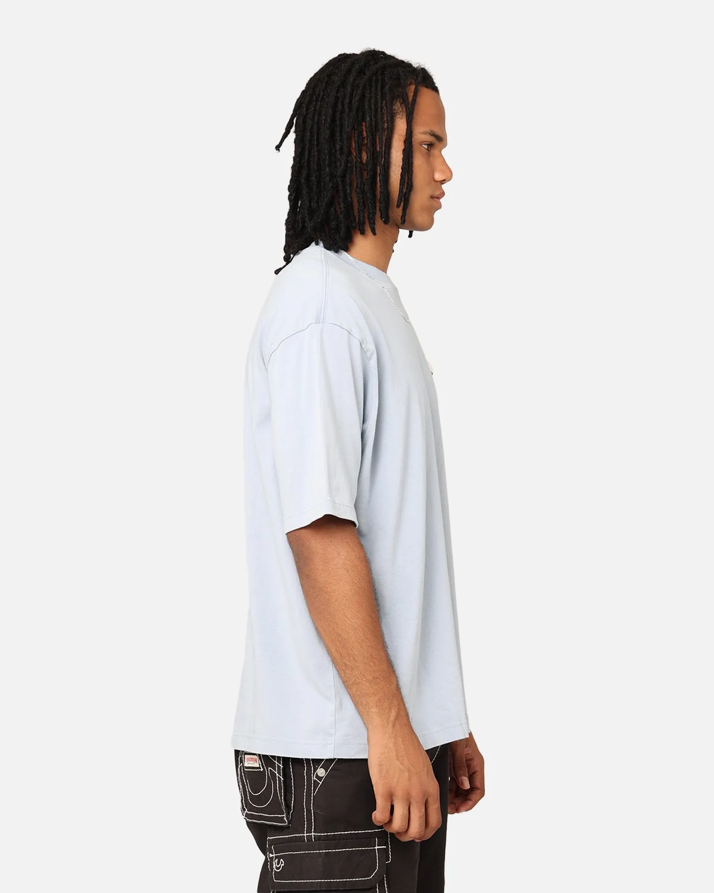 Jordan Flight Essentials Oversized Crewneck T-Shirt Blue Grey Modern Trend Look