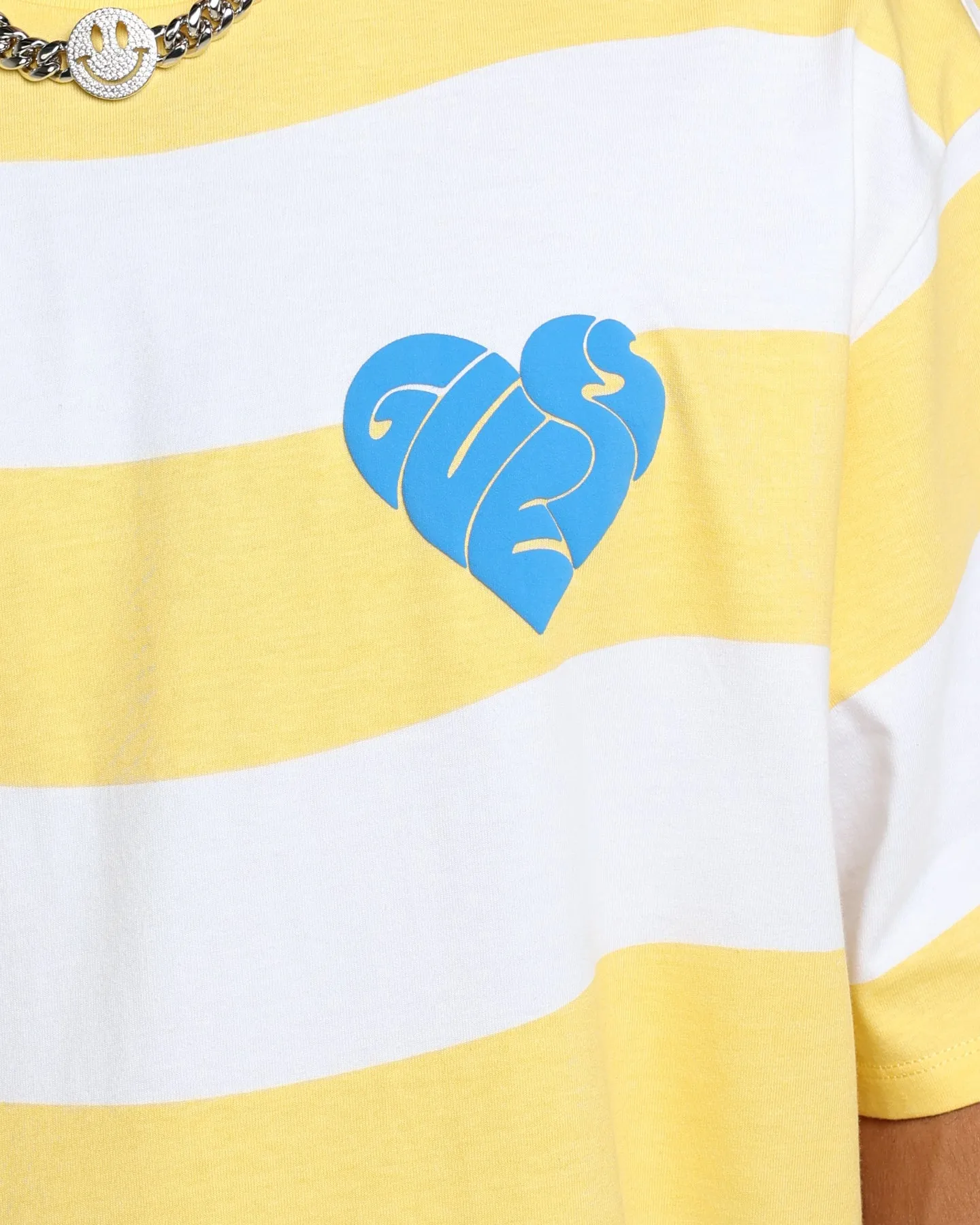 Casual Touch Guess Originals GUESS Originals X J Balvin Wavy T-Shirt Yellow Sunspots